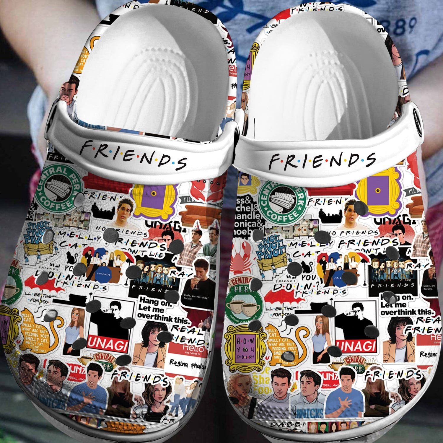 FRIENDS Tv Series Crocs For Men And Women 3D Clog Shoes