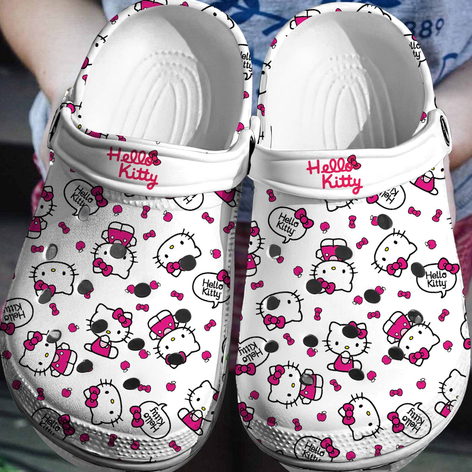 Hello Kitty Crocs For Men And Women 3D Clog Shoes