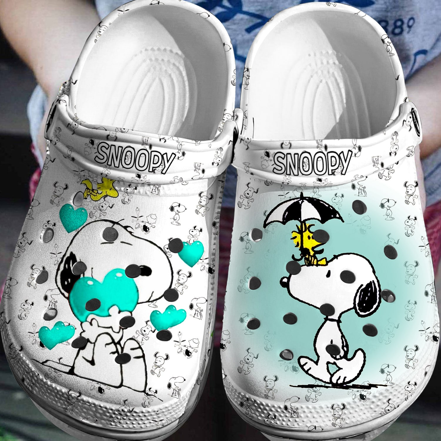 Snoopy Crocs 3D Clog Shoes