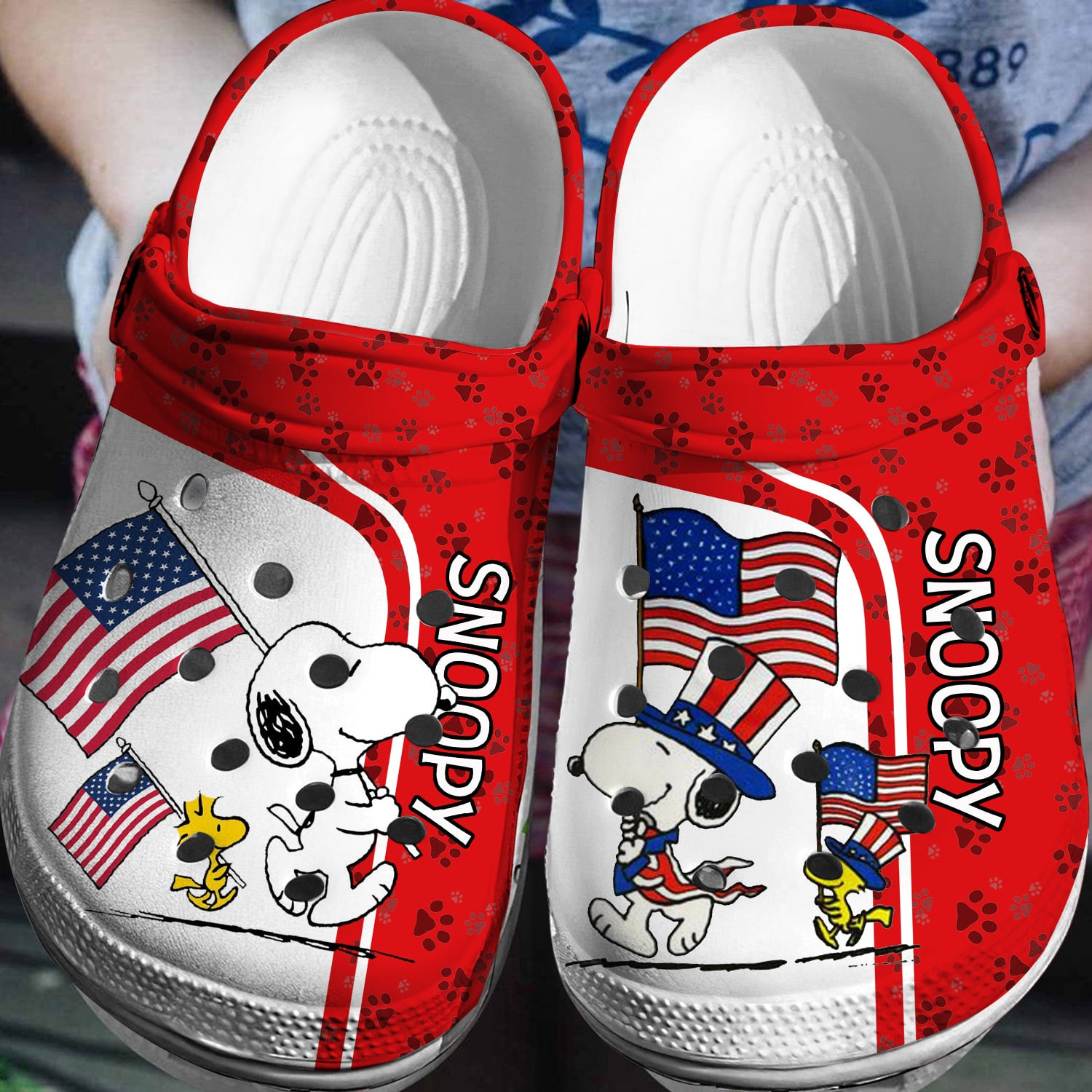 Snoopy Crocs 3D Clog Shoes