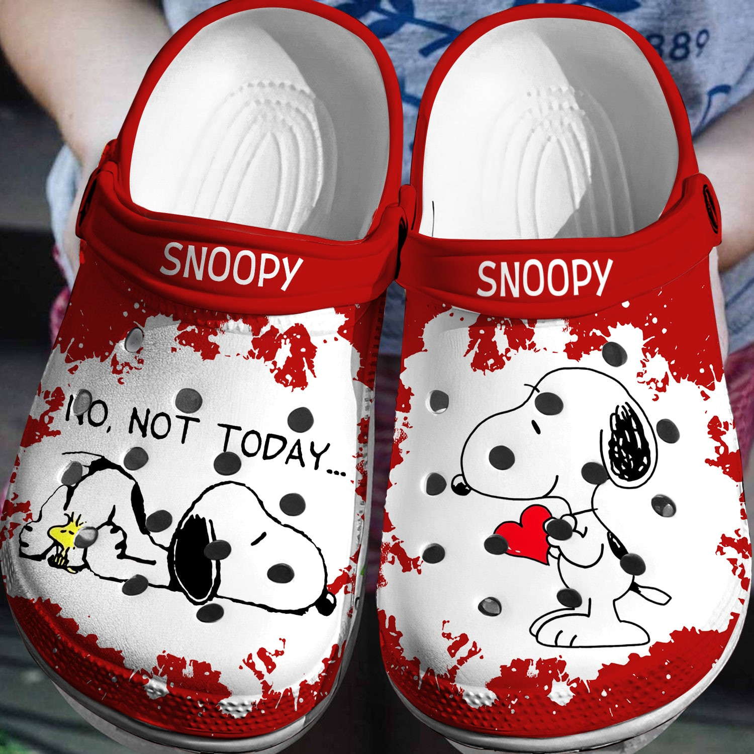 Snoopy Crocs 3D Clog Shoes