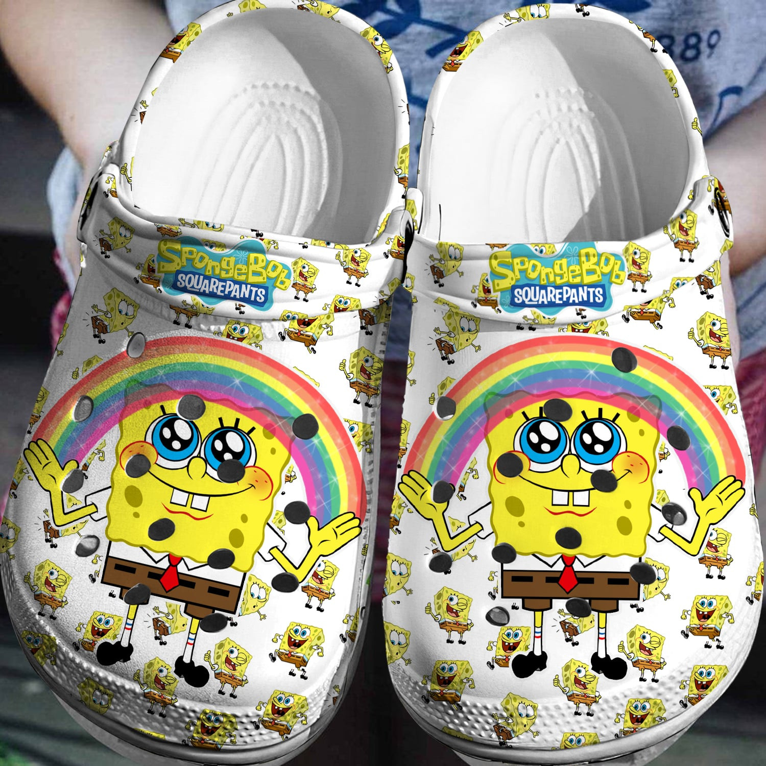 Spongebob Crocs 3D Clog Shoes