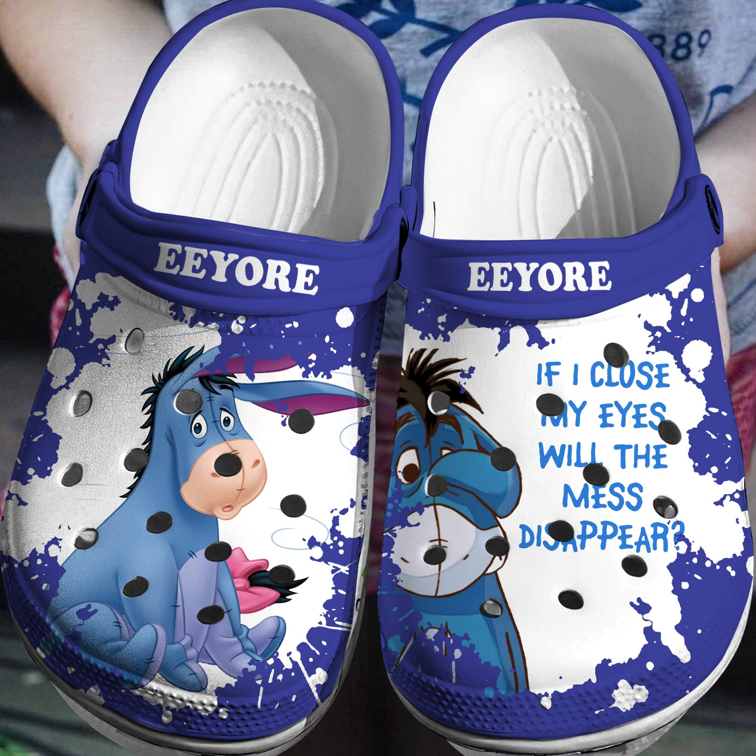 Eeyore Crocs 3D Clog Shoes
