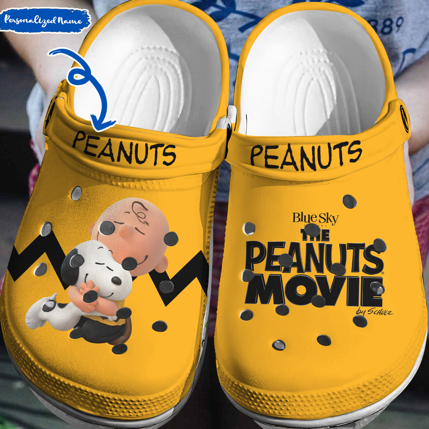 Snoopy Peanuts Crocs 3D Clog Shoes