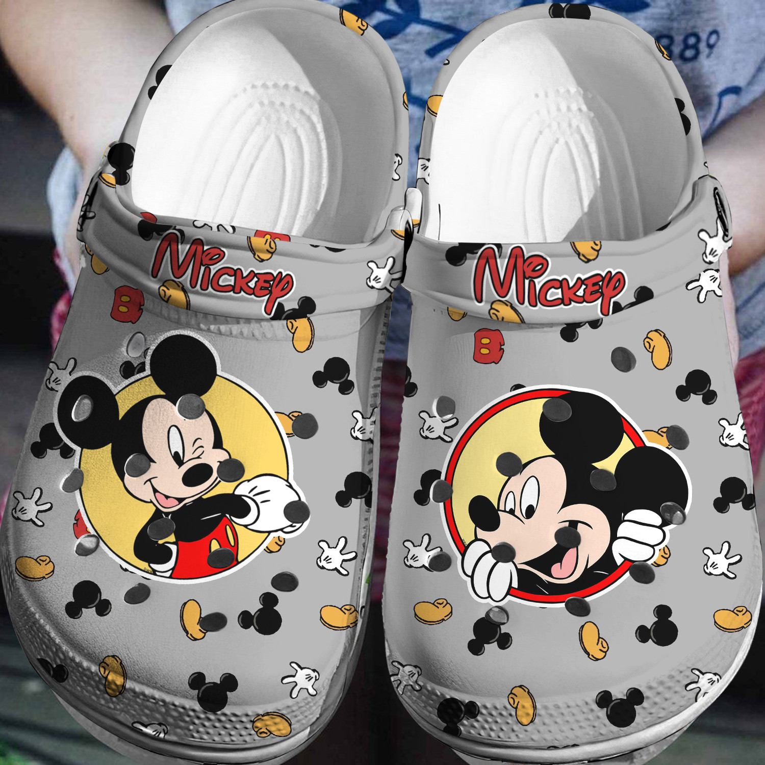 Mickey Mouse Disney Crocs 3D Clog Shoes