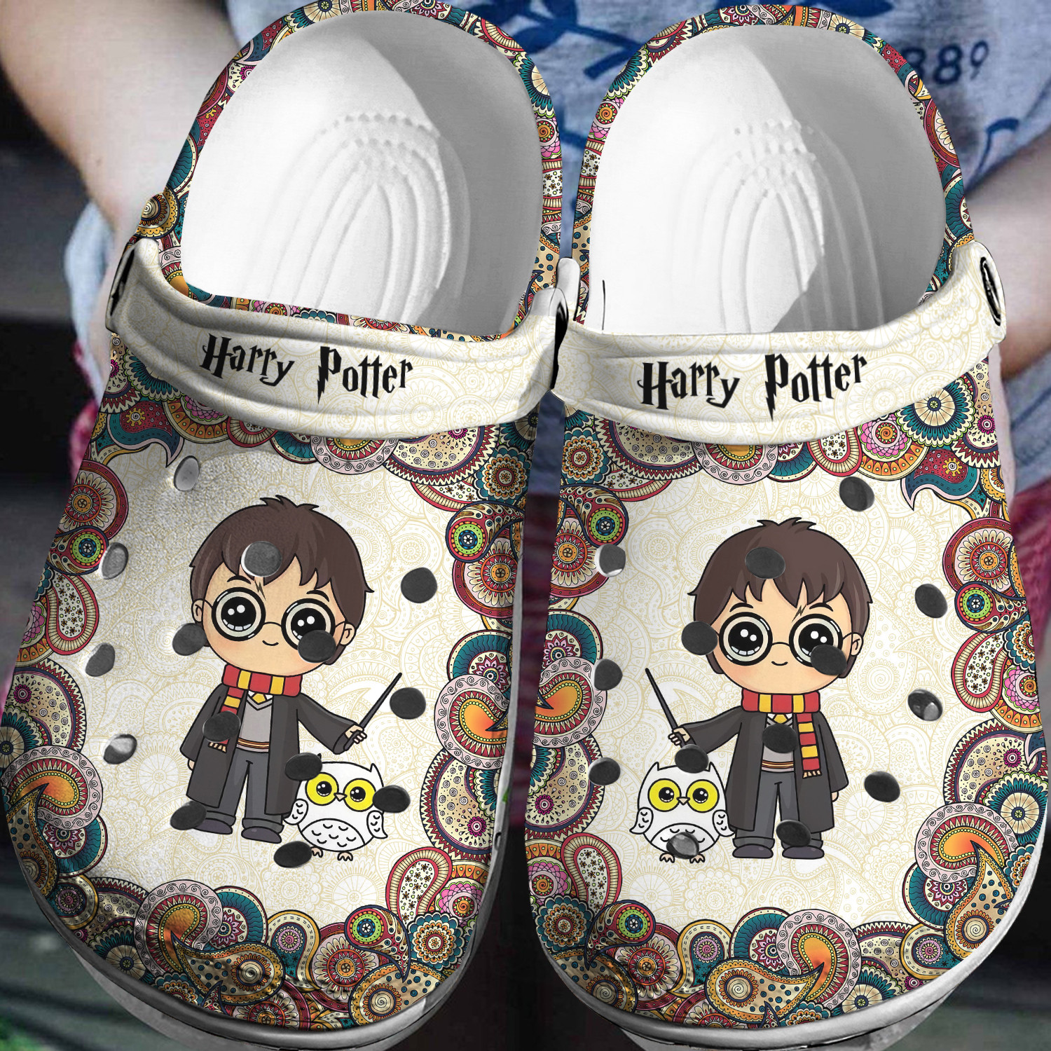 Harry Potter Mandala Crocs 3D Clog Shoes