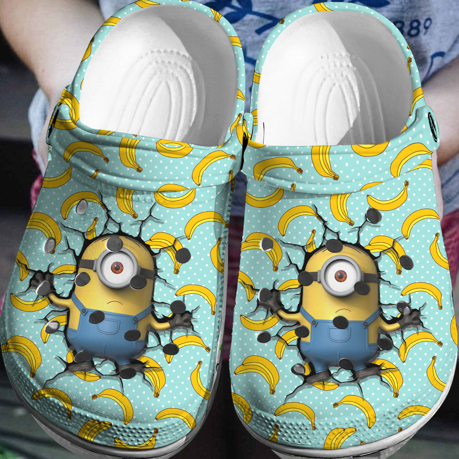 Stuart Minion Crocs 3D Clog Shoes