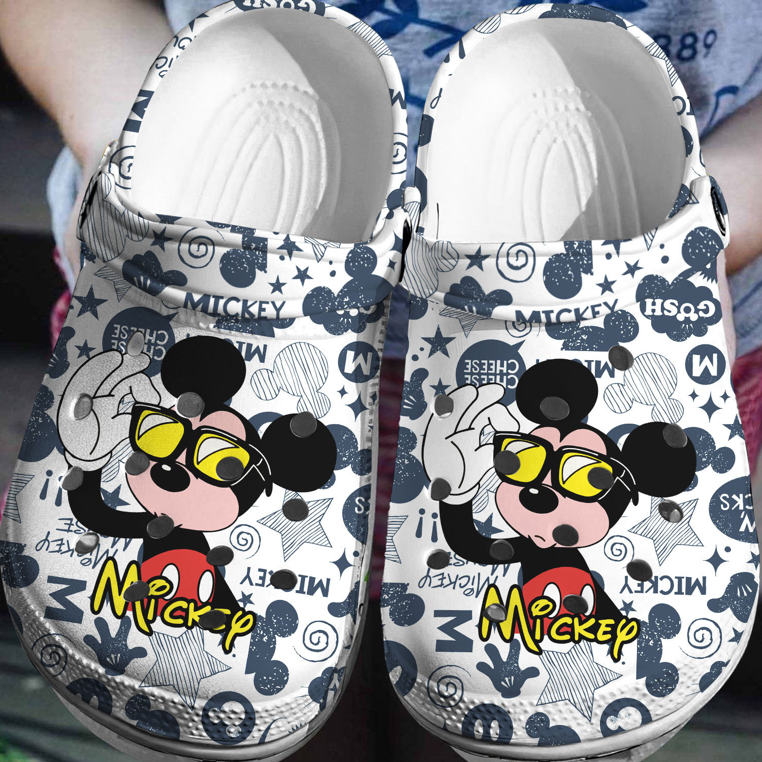 Mickey Mouse Disney Crocs 3D Clog Shoes