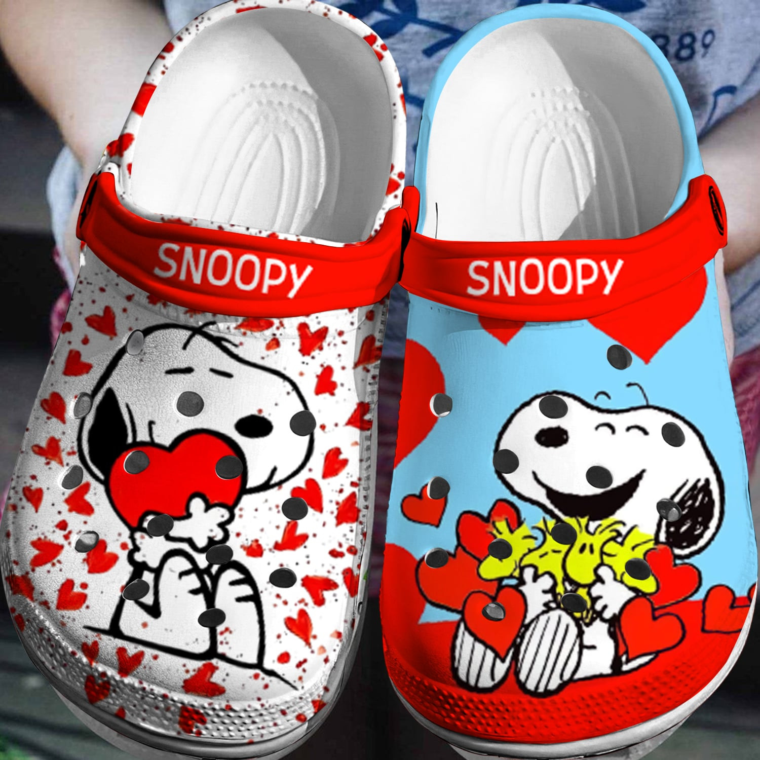 Snoopy Crocs 3D Clog Shoes