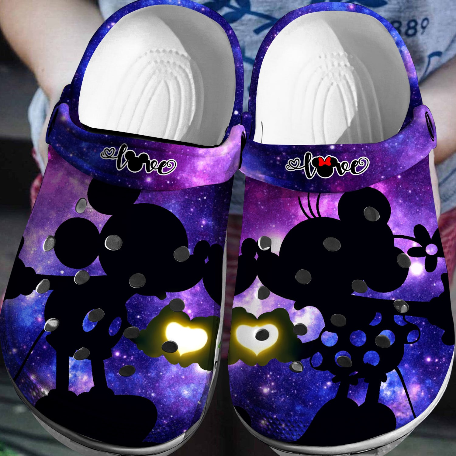 Mickey Minnie Crocs 3D Clog Shoes