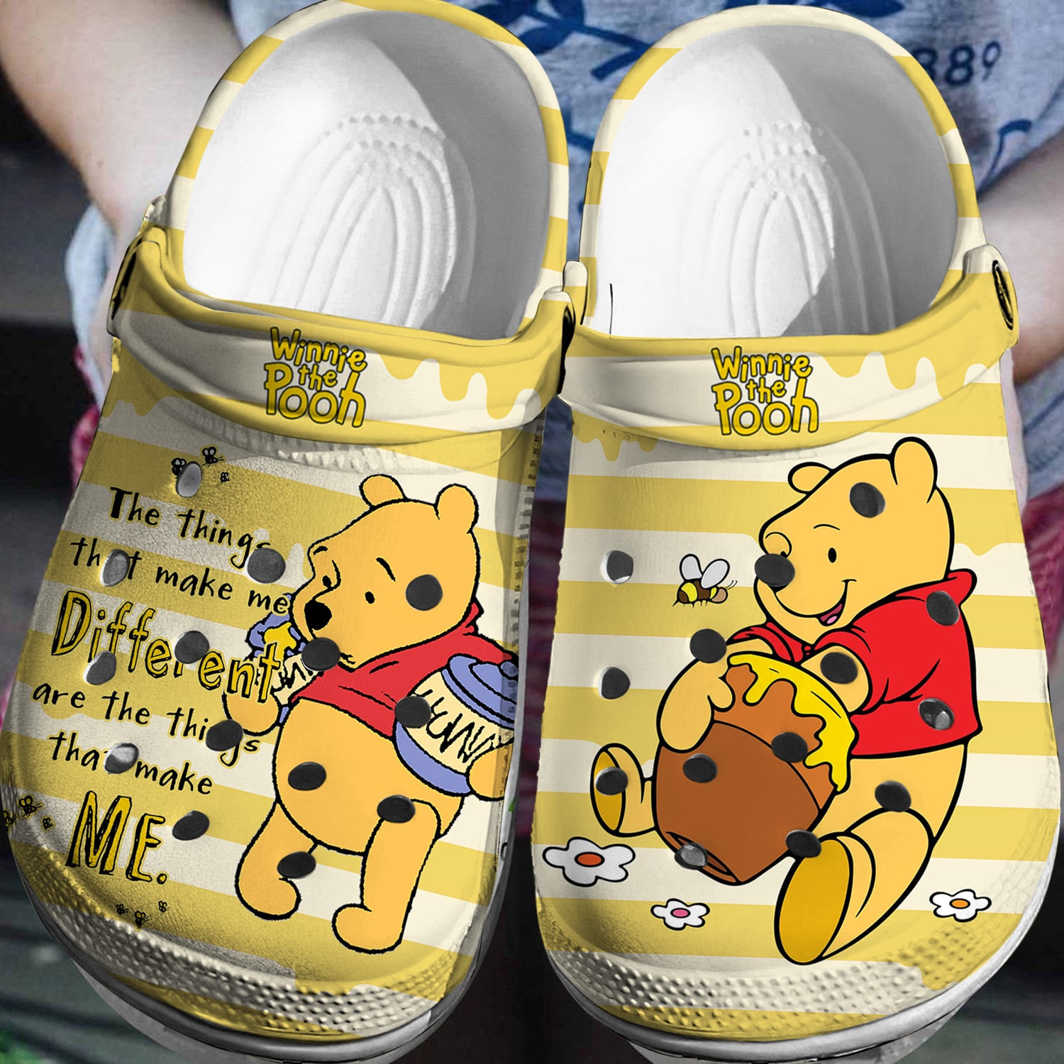 Pooh Crocs 3D Clog Shoes