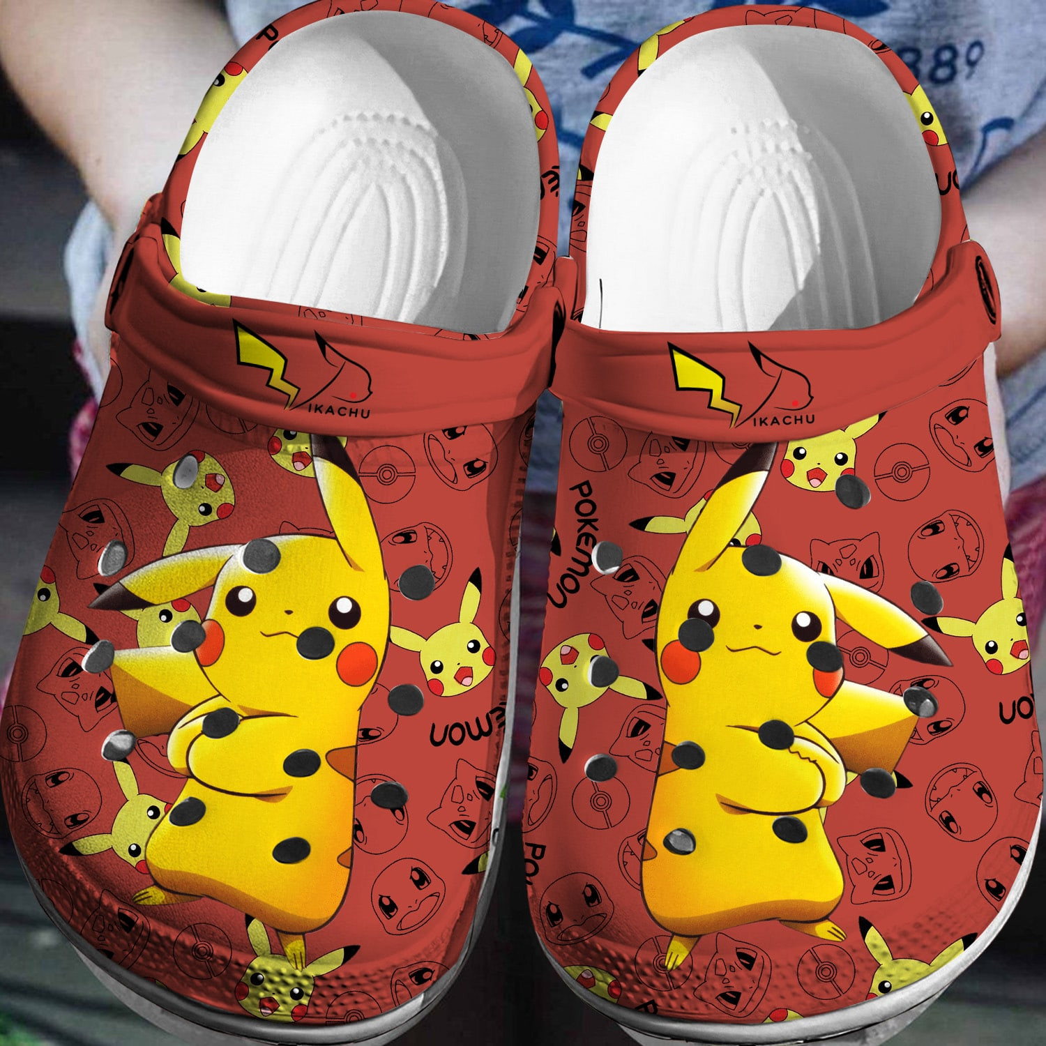 Pikachu Crocs 3D Clog Shoes