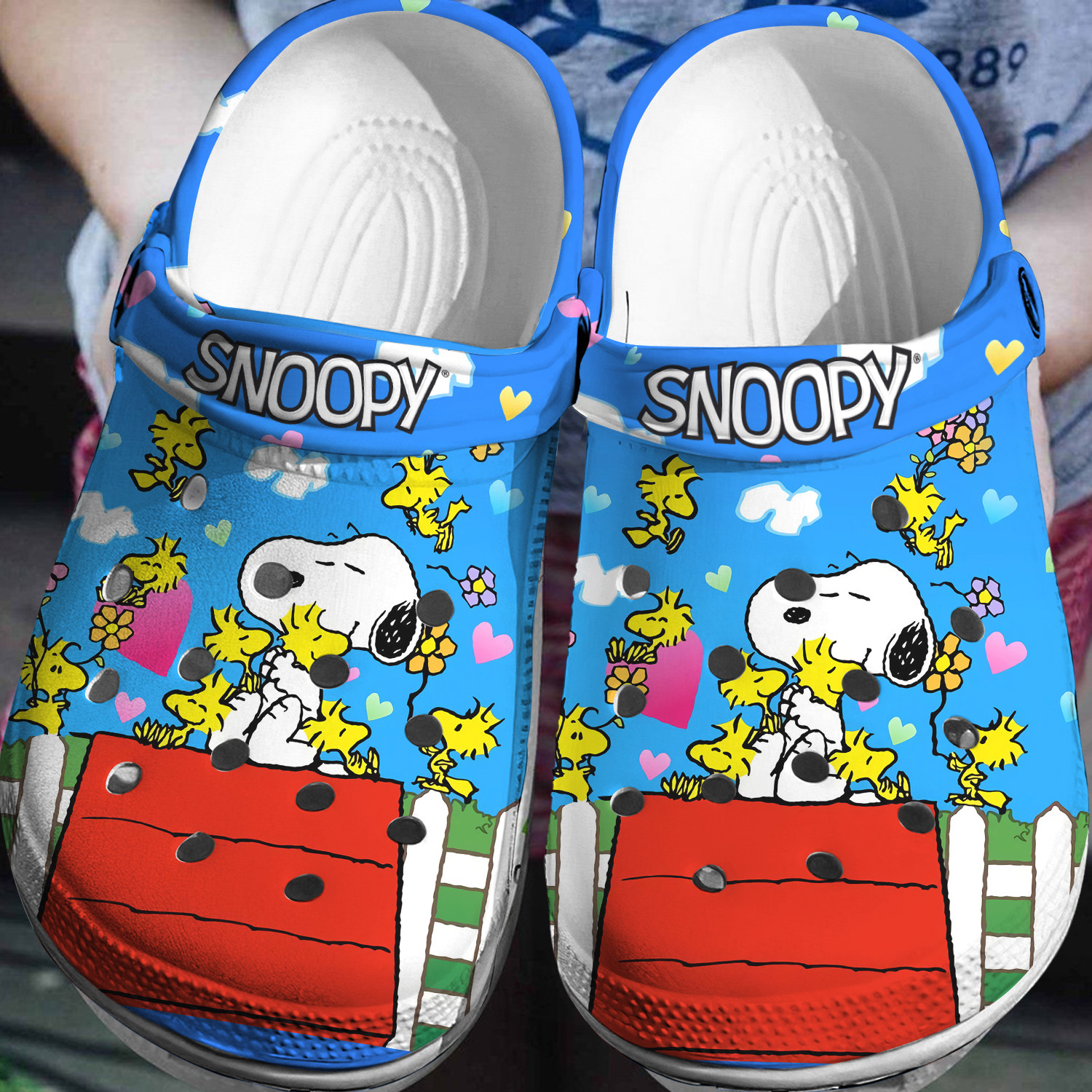 Snoopy Woodstock Crocs 3D Clog Shoes