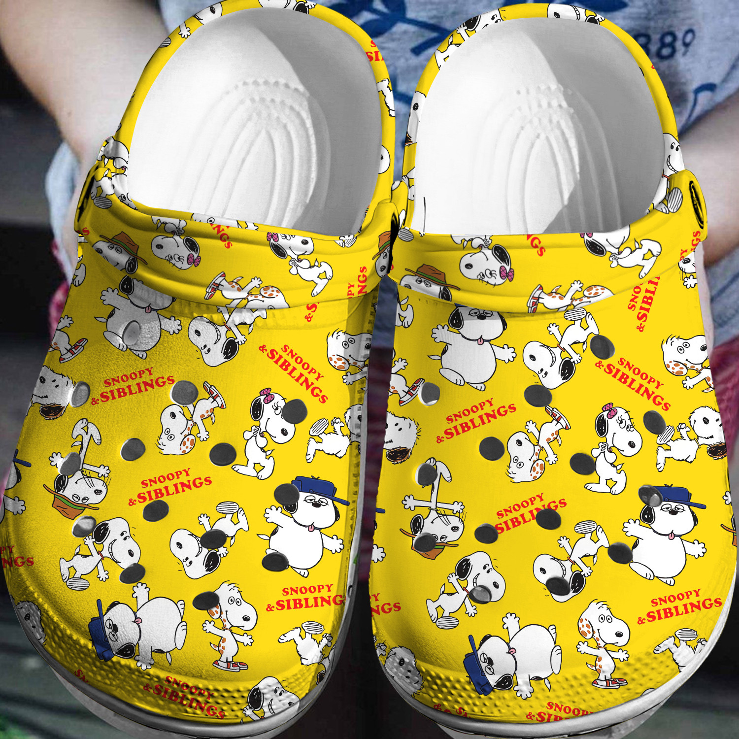 Snoopy Siblings Crocs 3D Clog Shoes