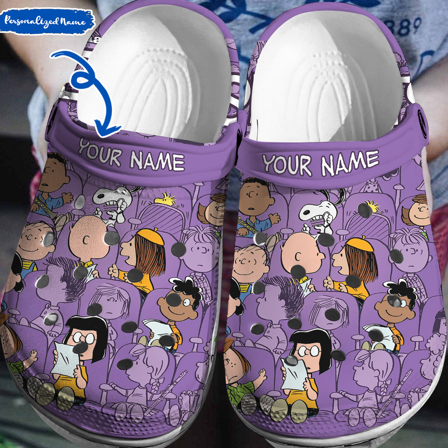Peanuts Snoopy Crocs 3D Clog Shoes