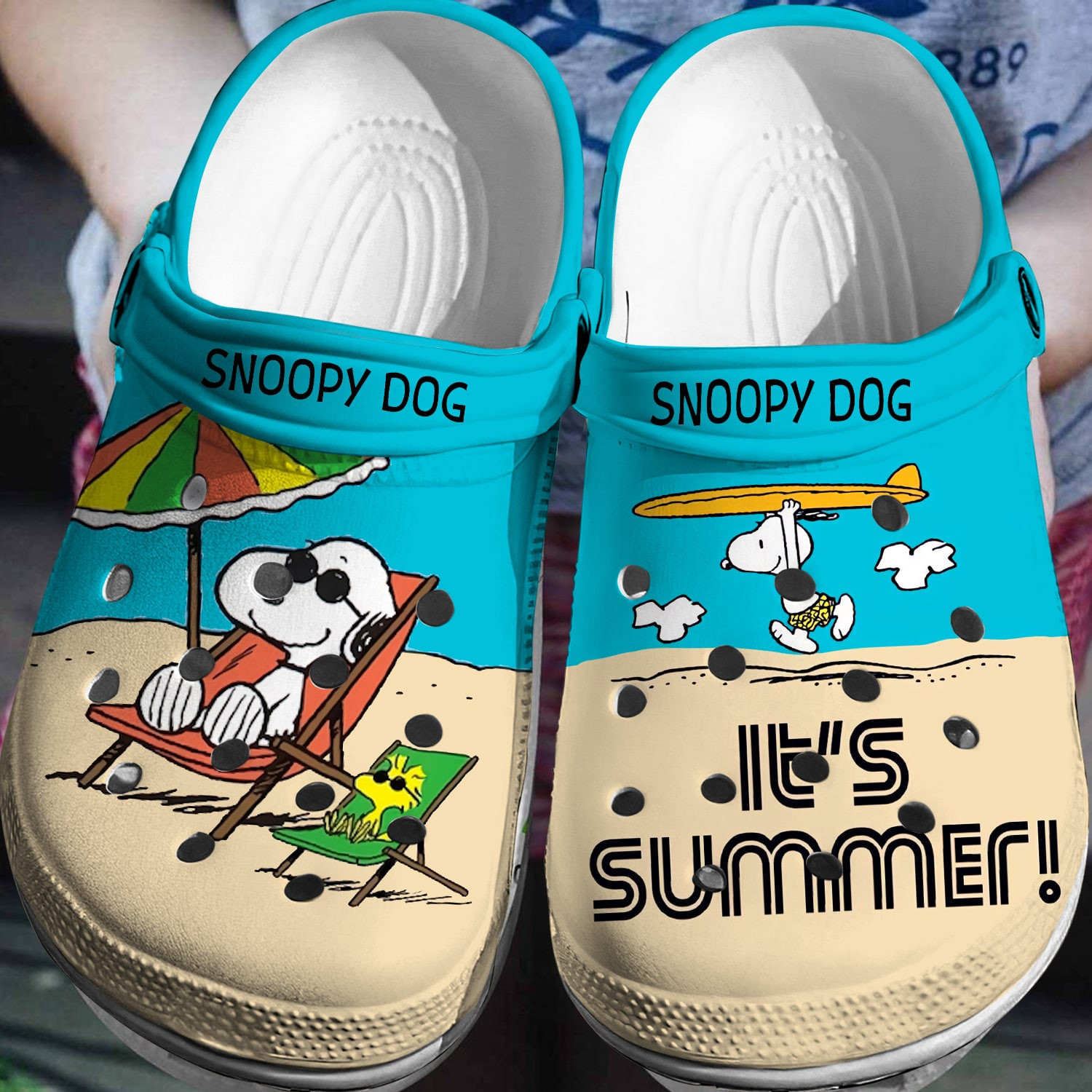 Snoopy Crocs 3D Clog Shoes