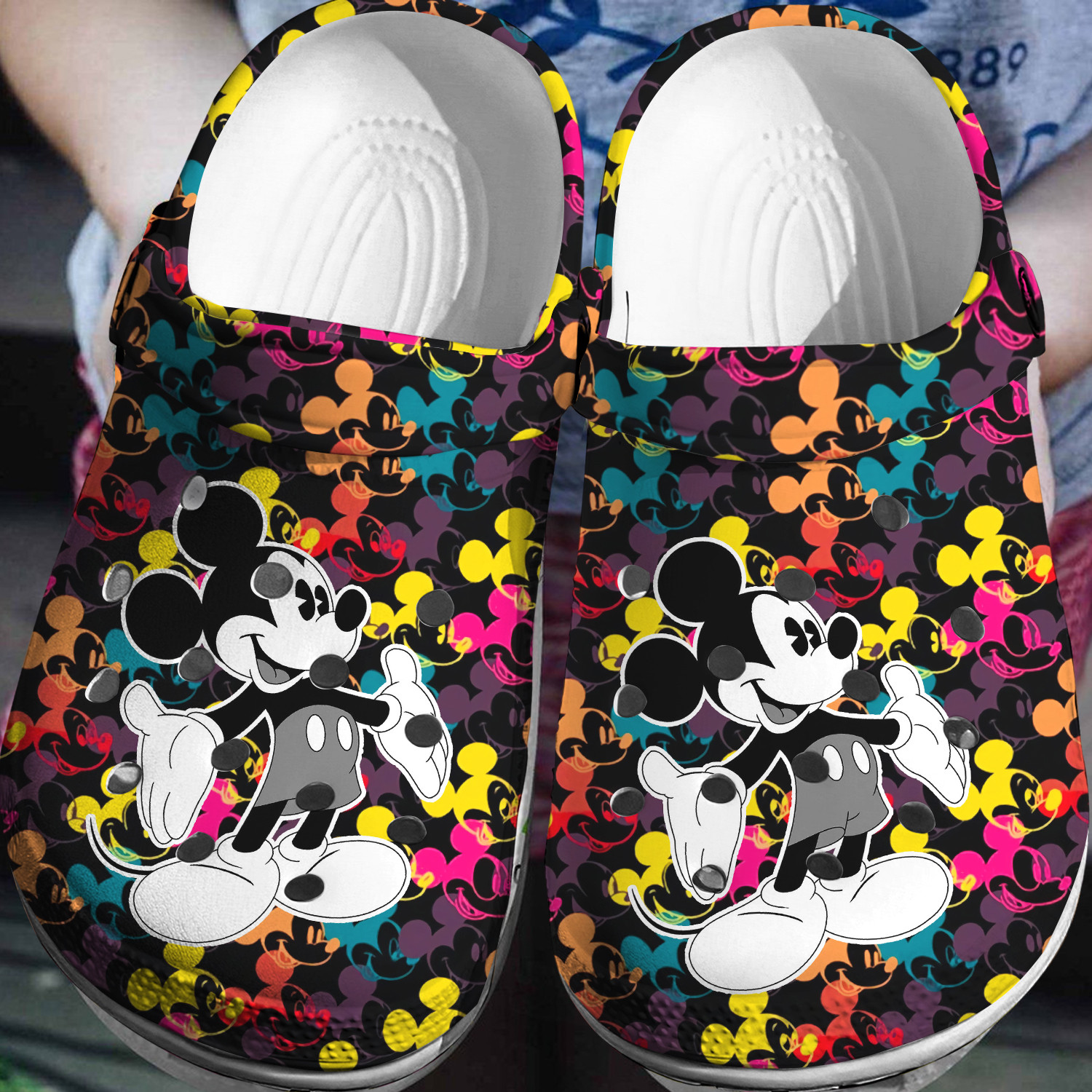 Mickey Mouse Crocs 3D Clog Shoes