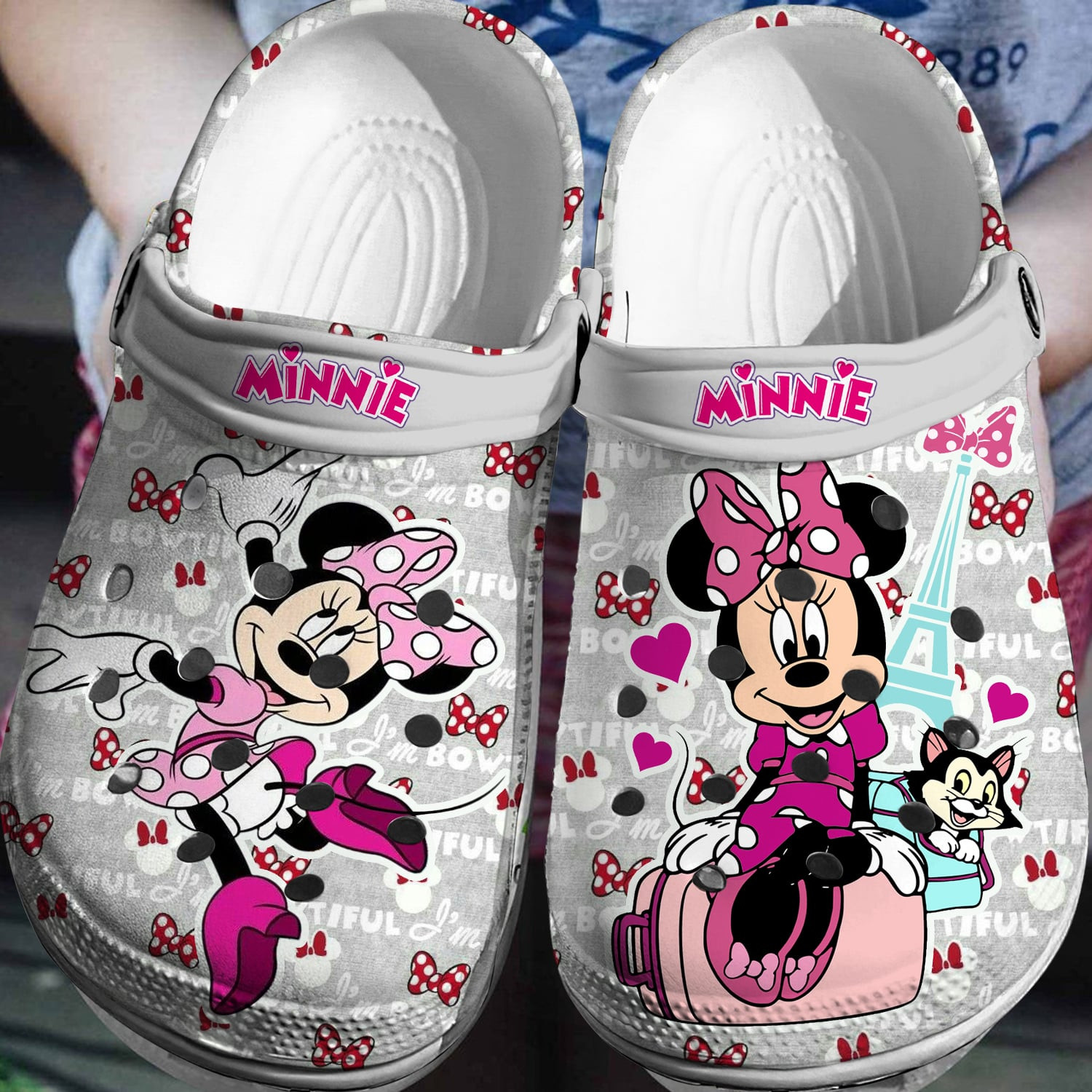 Minnie Crocs 3D Clog Shoes
