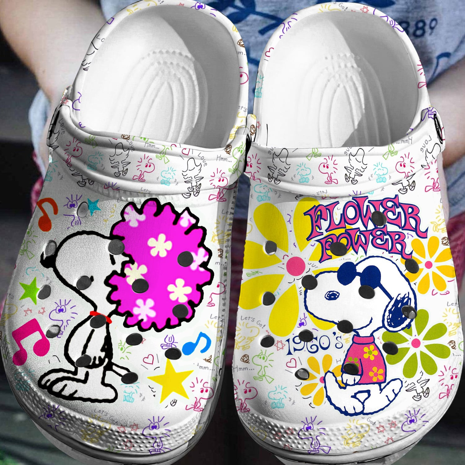 Snoopy Crocs 3D Clog Shoes