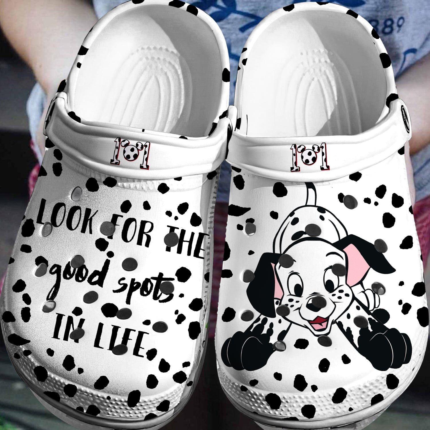 One Hundred and One Dalmatians Crocs 3D Clog Shoes