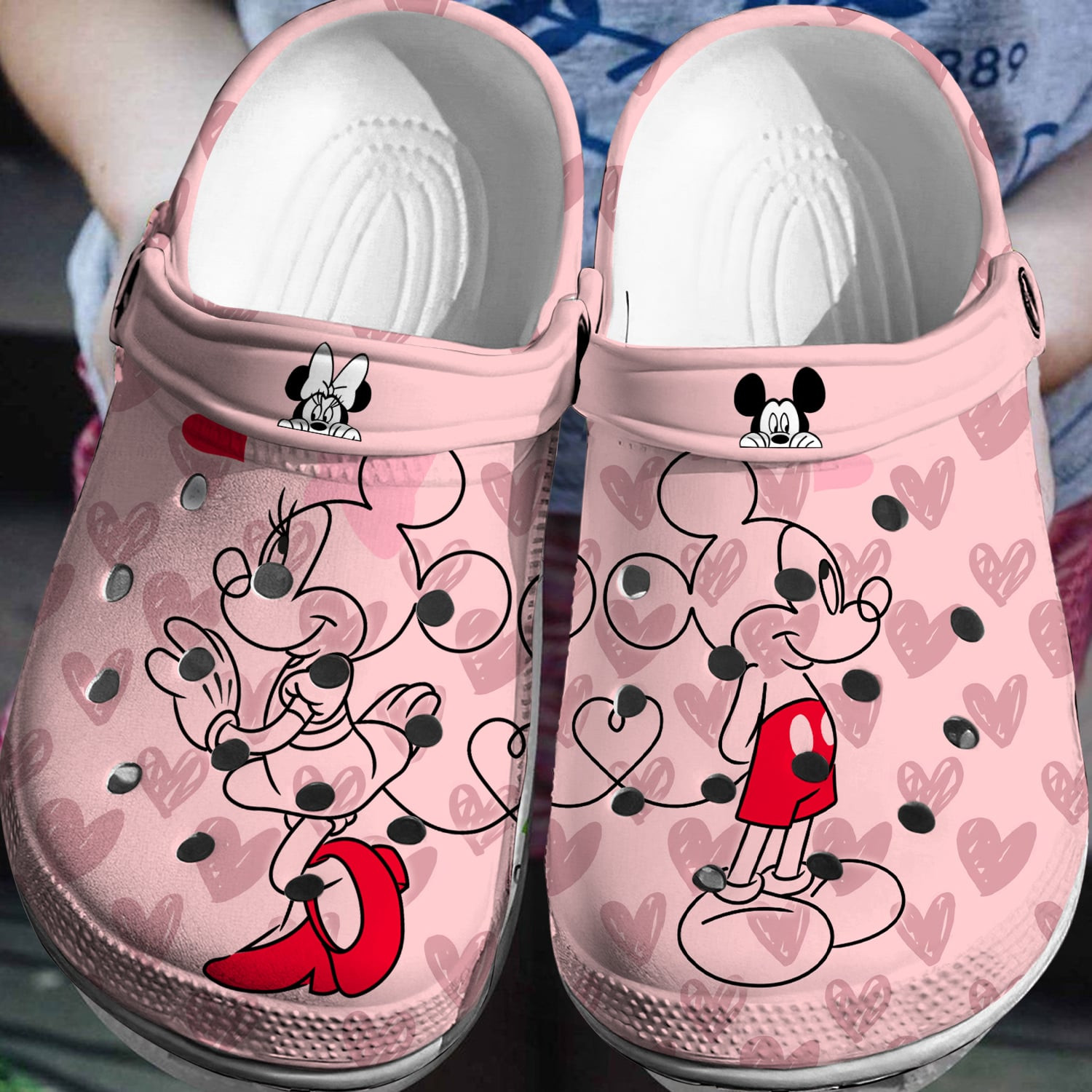 Mickey Minnie Crocs 3D Clog Shoes