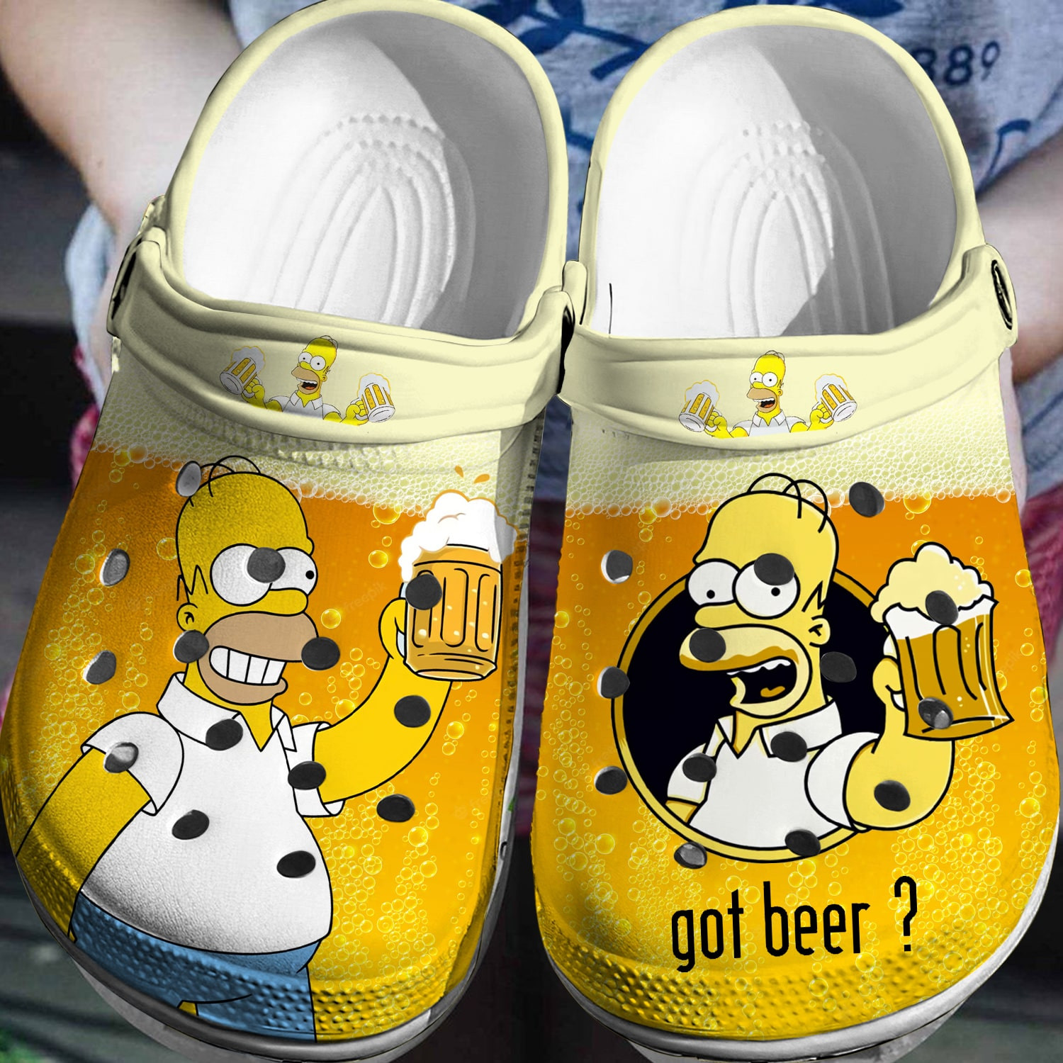 Simpson Crocs 3D Clog Shoes
