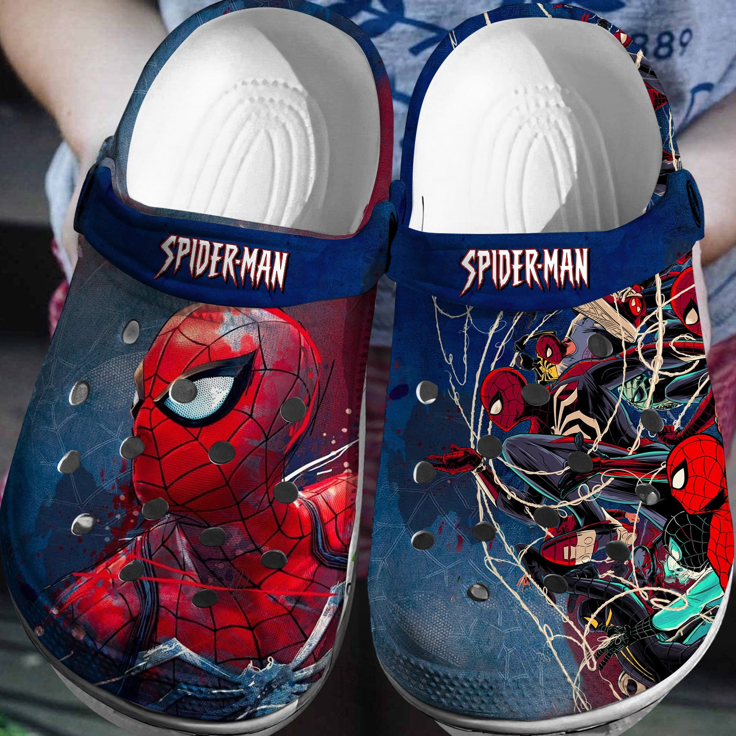 Spiderman Crocs 3D Clog Shoes