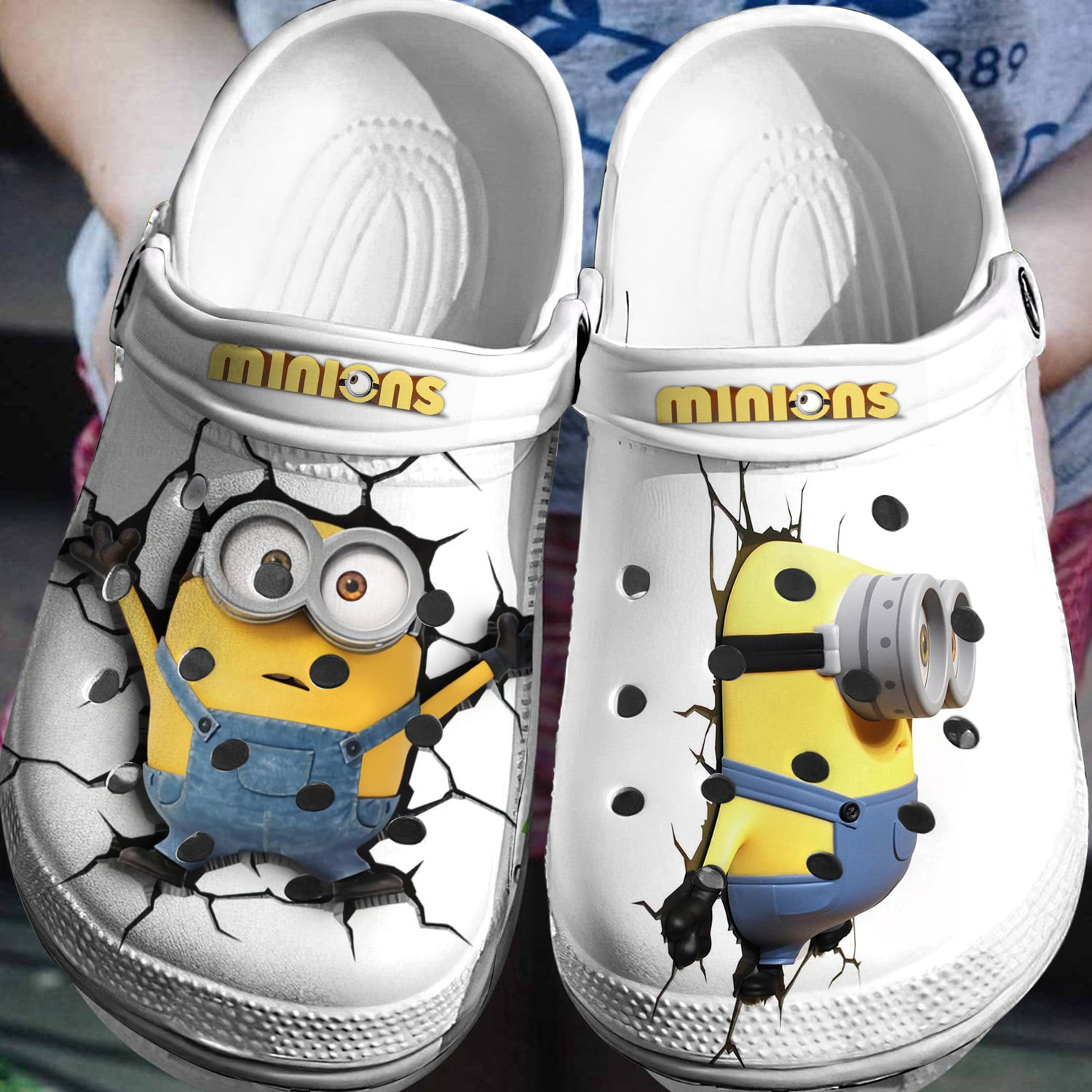 Minions Crocs 3D Clog Shoes