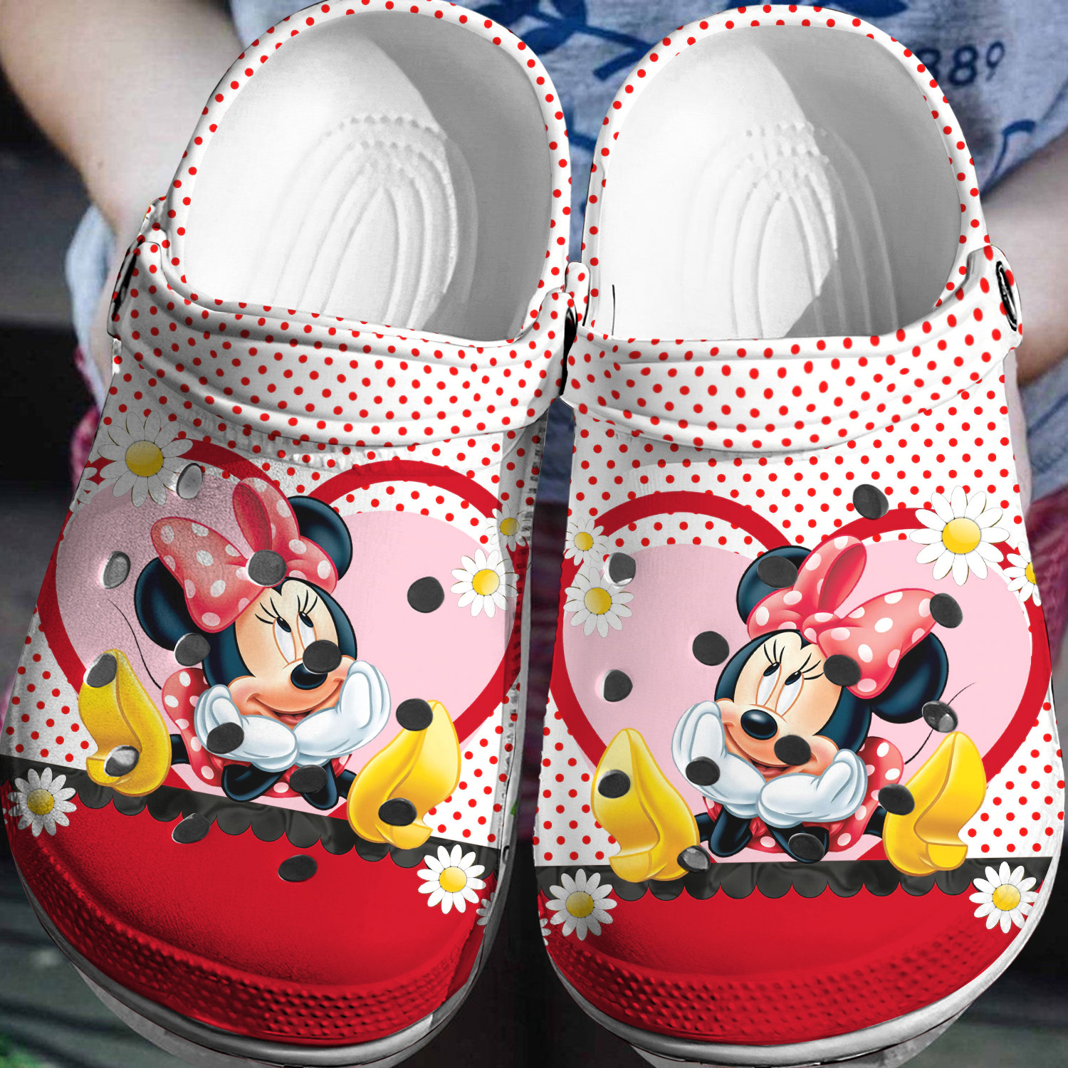 Minnie Mouse Crocs 3D Clog Shoes