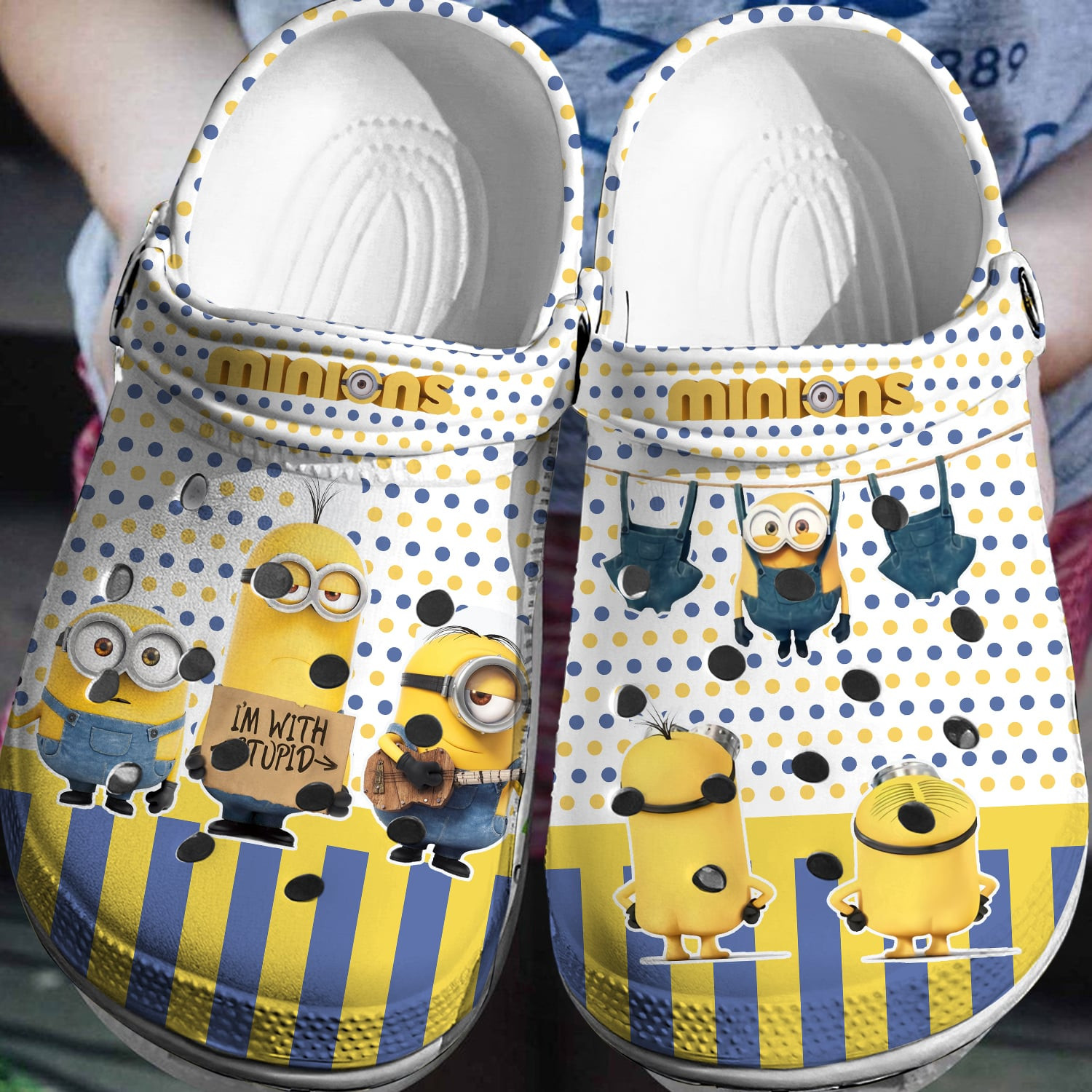 Minions Crocs 3D Clog Shoes
