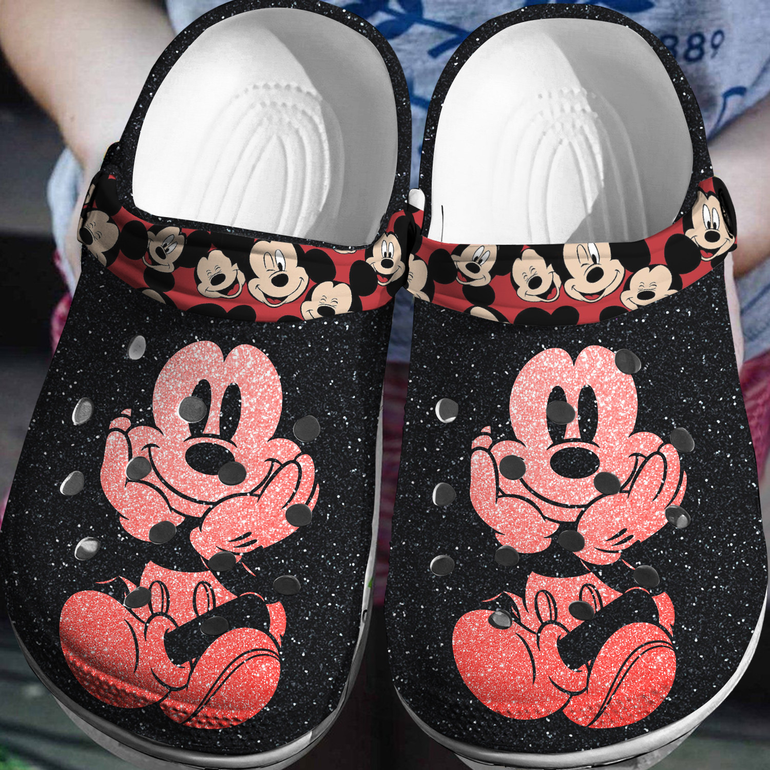 Mickey Mouse Crocs 3D Clog Shoes