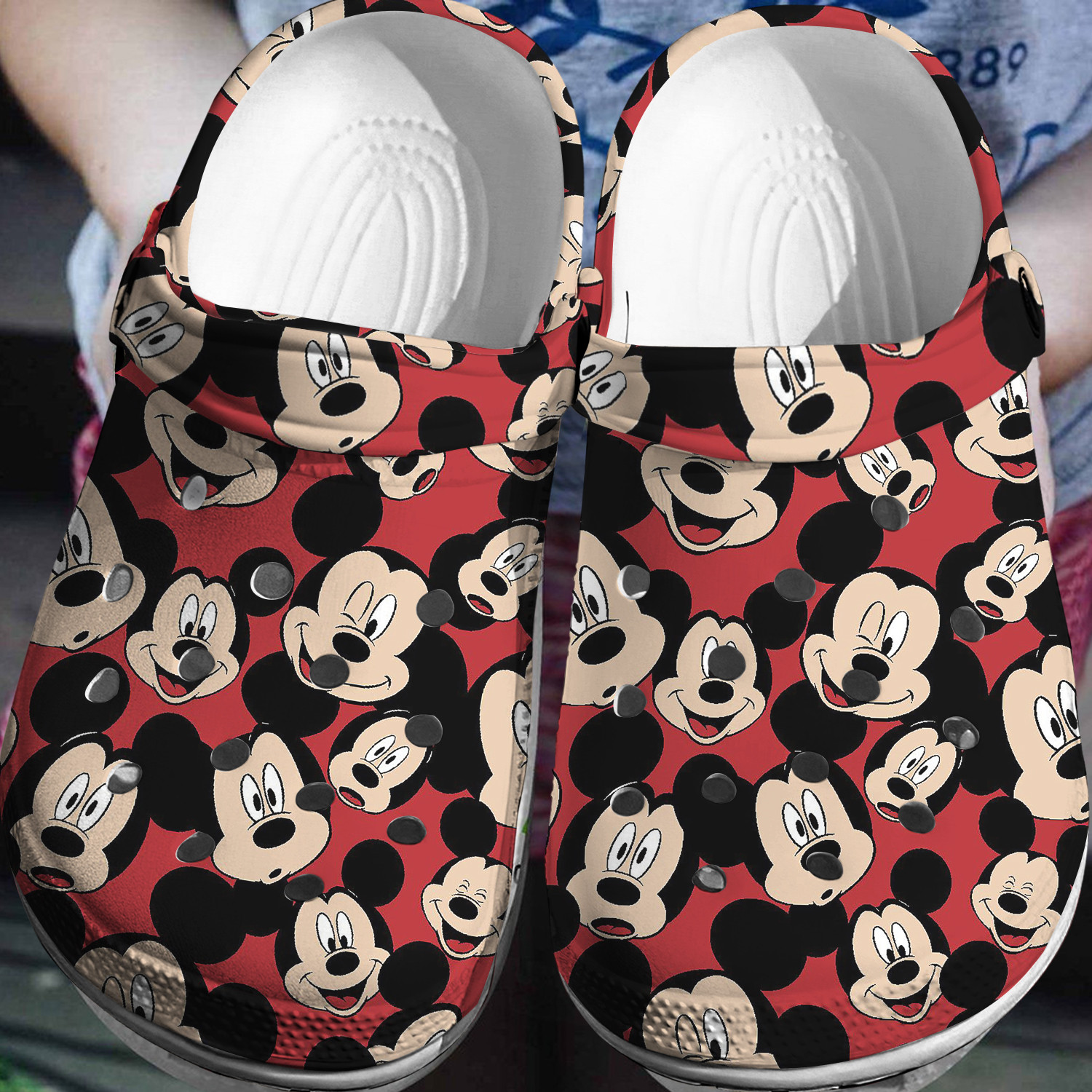 Mickey Mouse Crocs 3D Clog Shoes