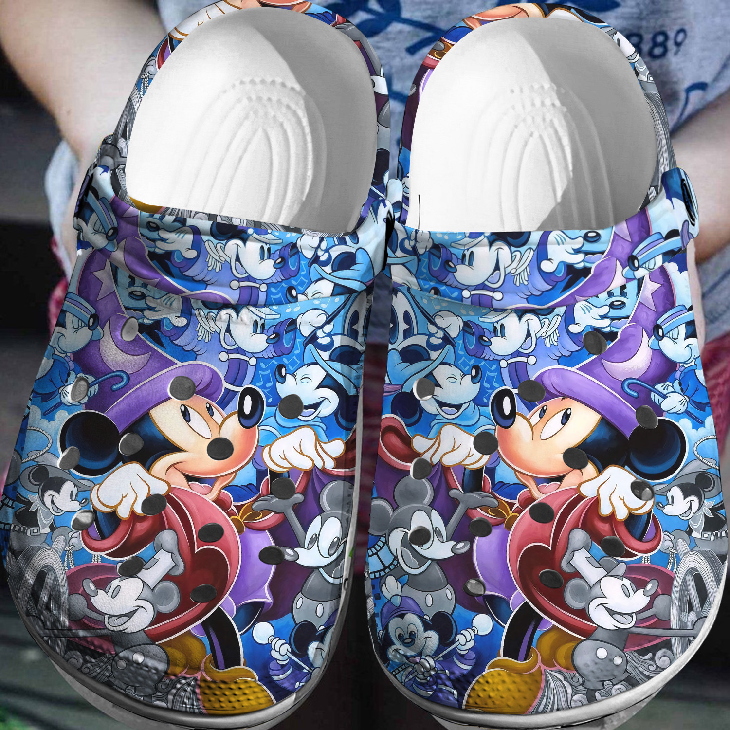 Mickey Mouse Crocs 3D Clog Shoes