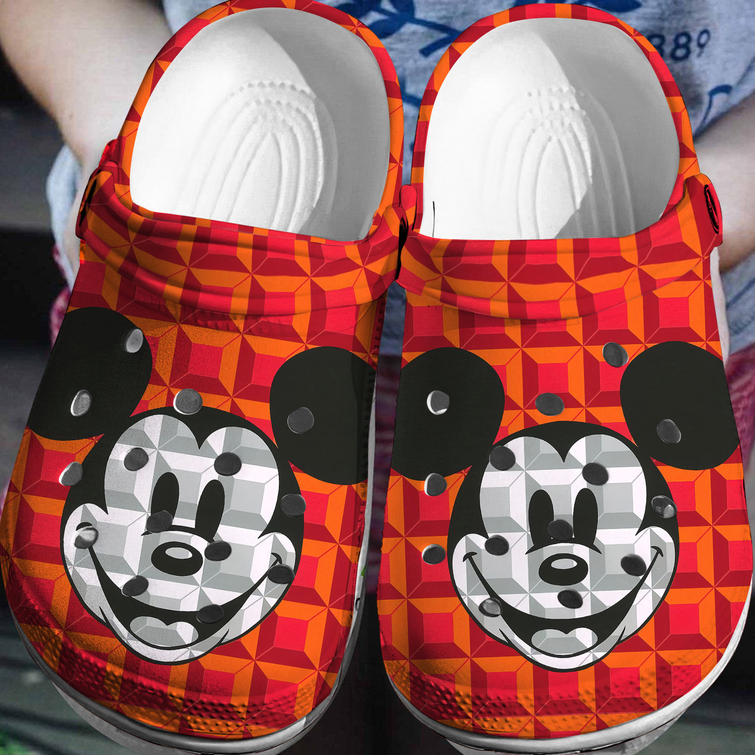 Mickey Mouse Crocs 3D Clog Shoes