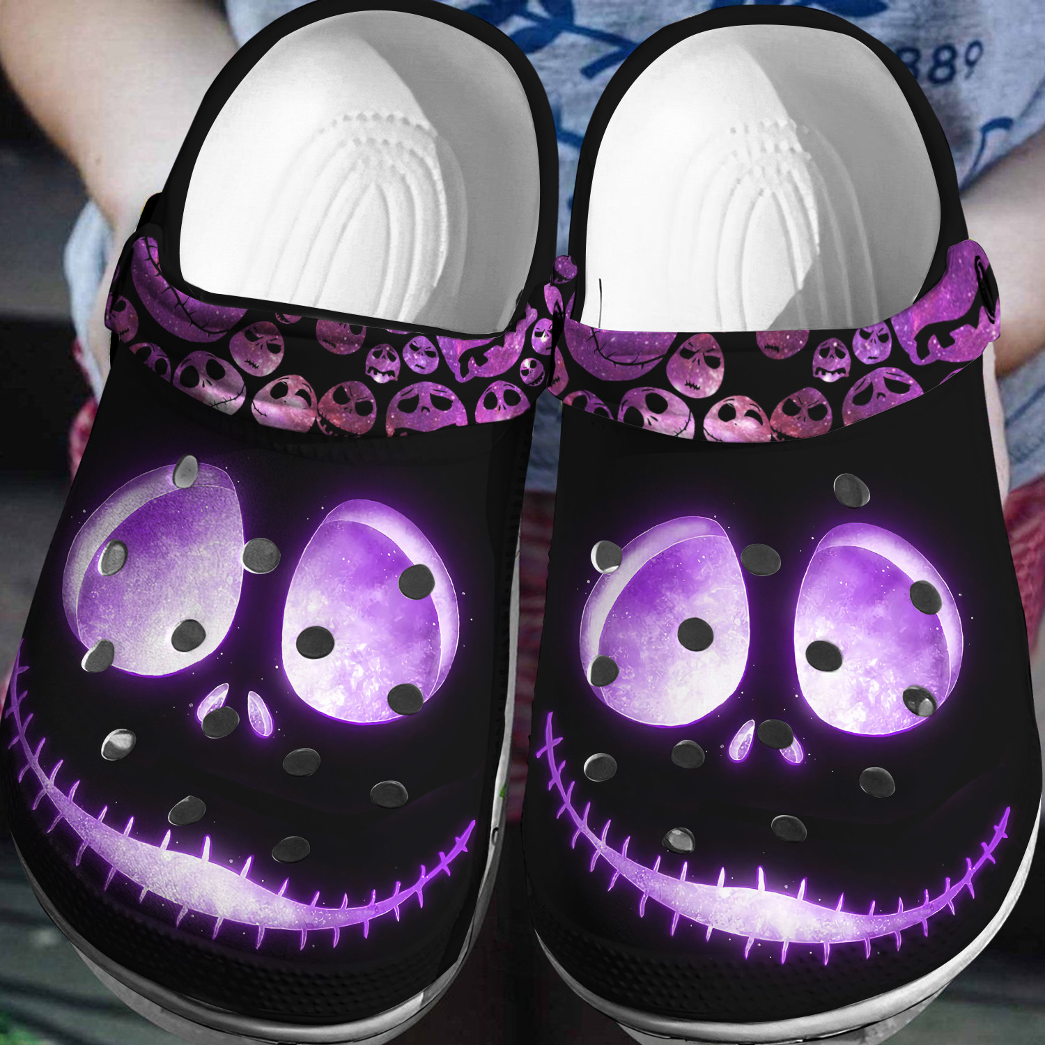 Jack Skellington Crocs 3D Clog Shoes