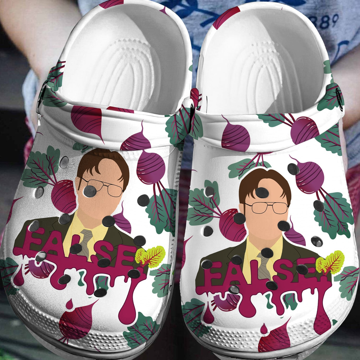 The Office Dwight Schrute Crocs 3D Clog Shoes