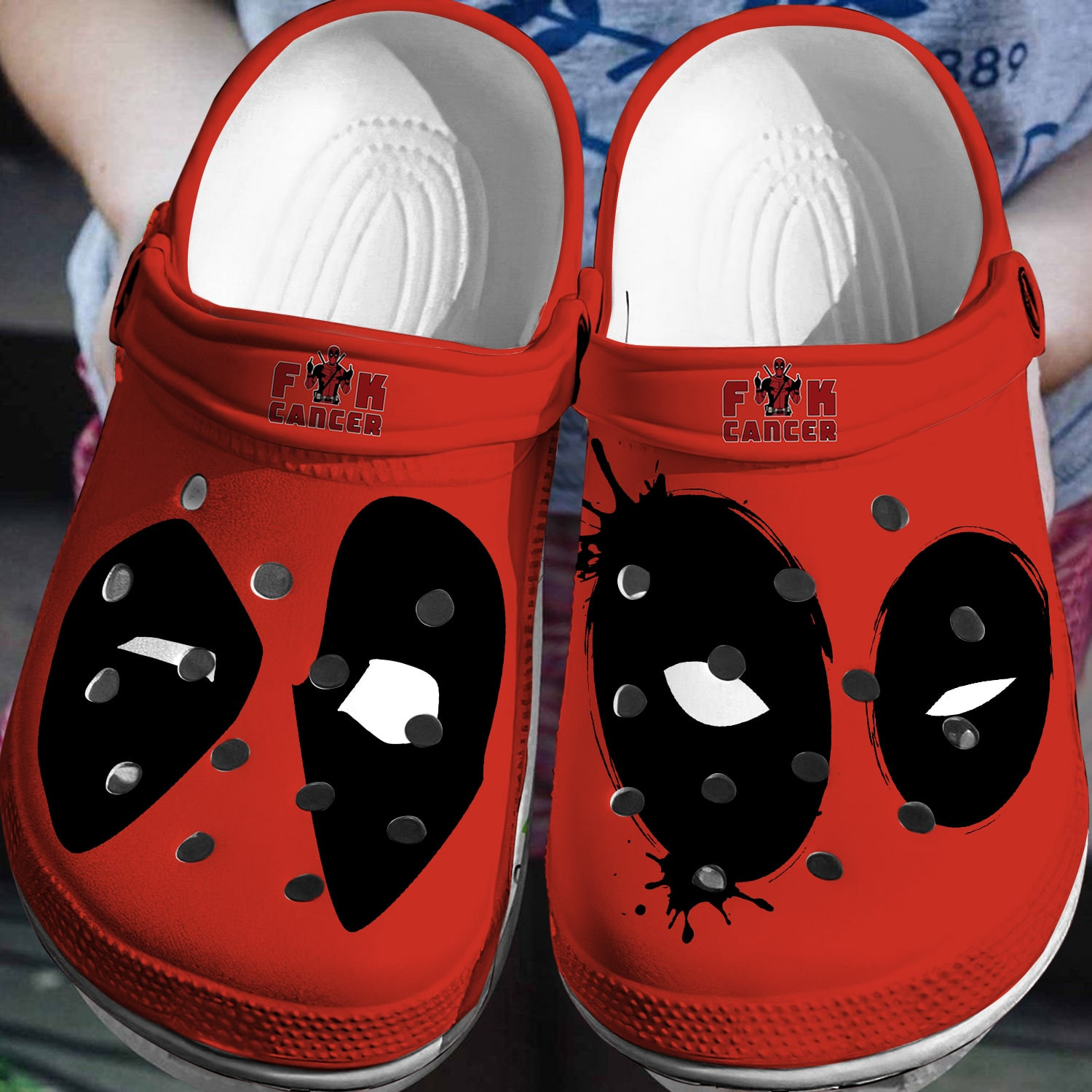 Deadpool Crocs 3D Clog Shoes