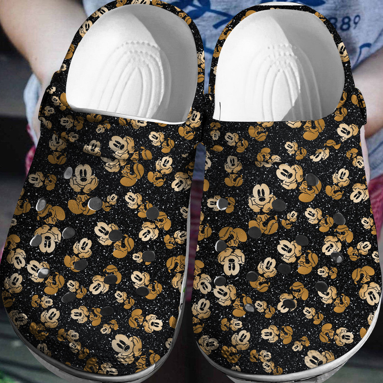 Mickey Mouse Crocs 3D Clog Shoes