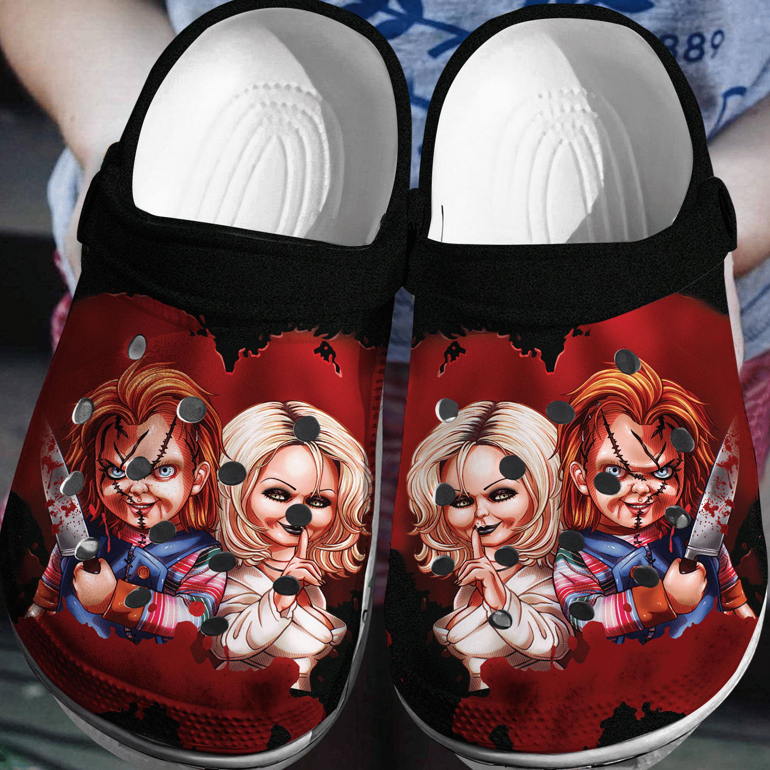 Chucky Tiffany Crocs 3D Clog Shoes