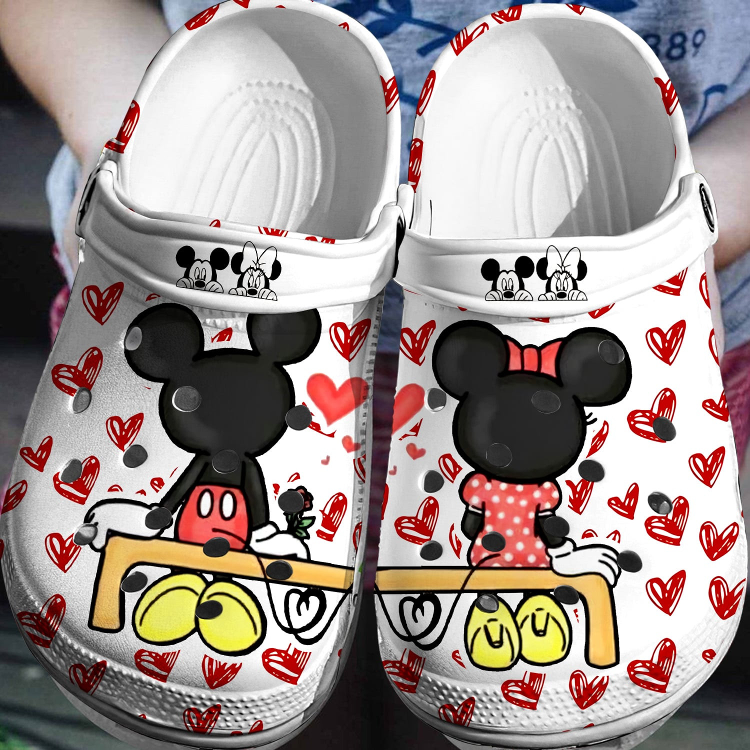 Mickey Minnie Crocs 3D Clog Shoes