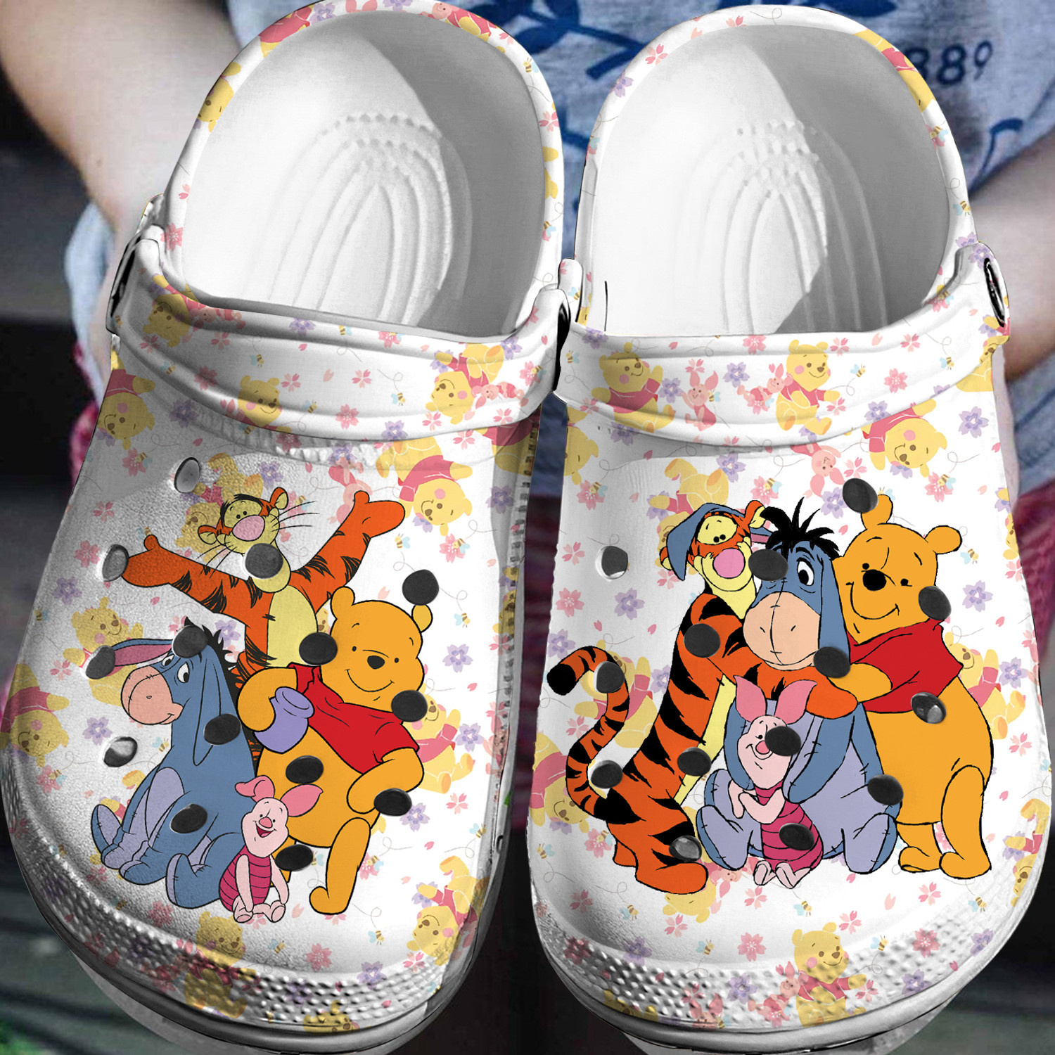 Winnie The Pooh Crocs 3D Clog Shoes