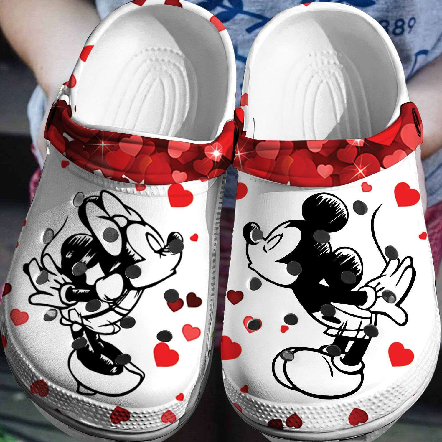 Mickey Minnie Crocs 3D Clog Shoes