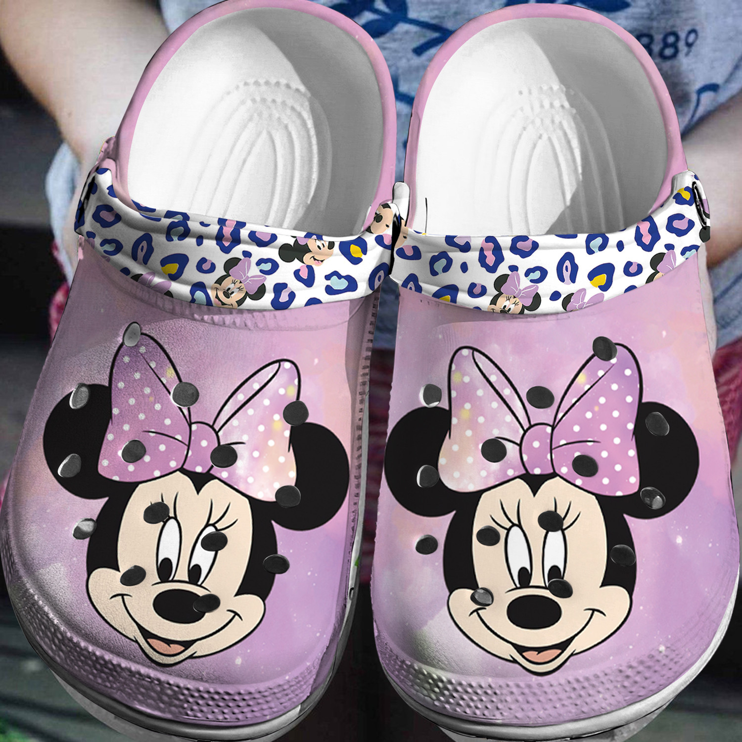 Minnie Mouse Crocs 3D Clog Shoes