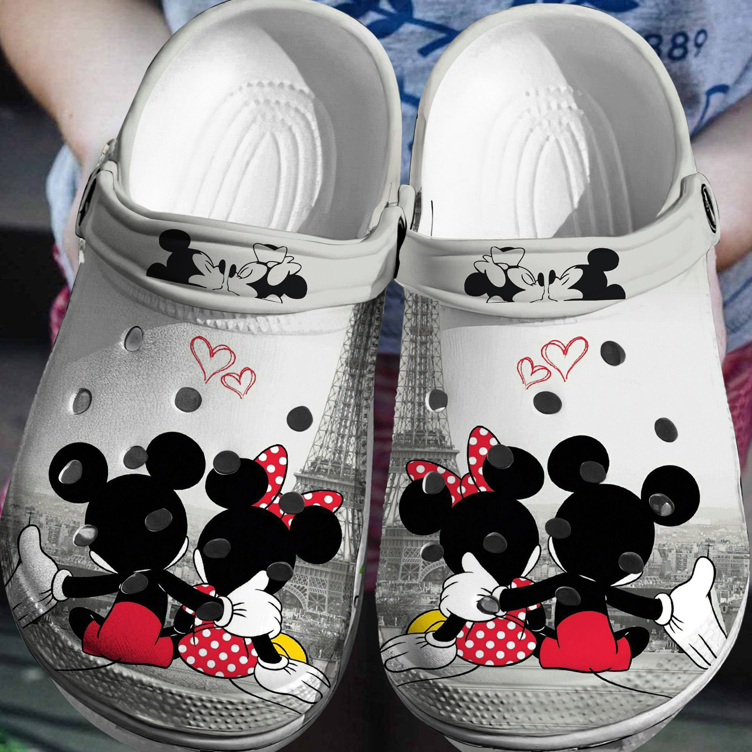 Mickey Minnie Crocs 3D Clog Shoes