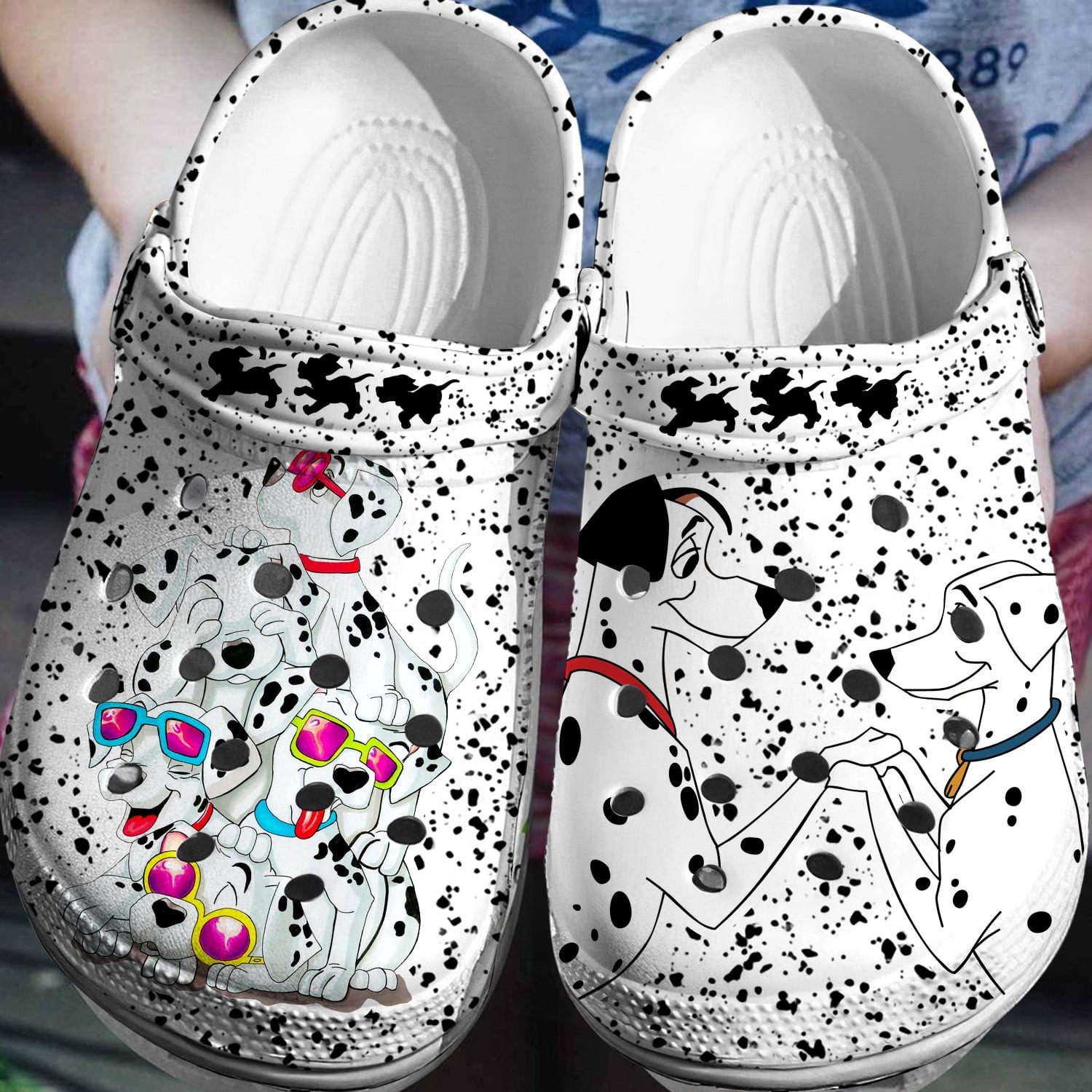 101 Dalmations Crocs 3D Clog Shoes