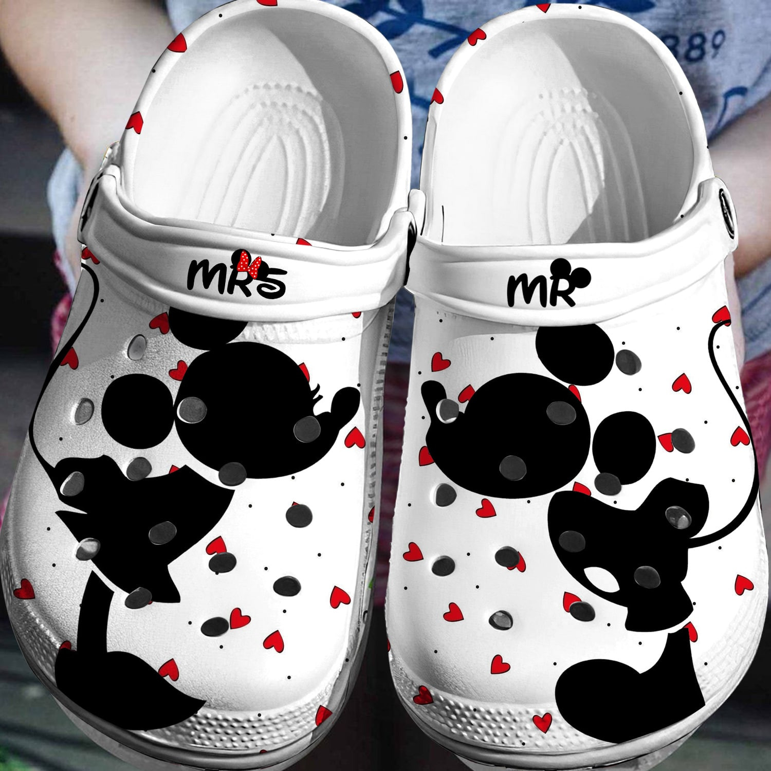 Mickey Minnie Crocs 3D Clog Shoes