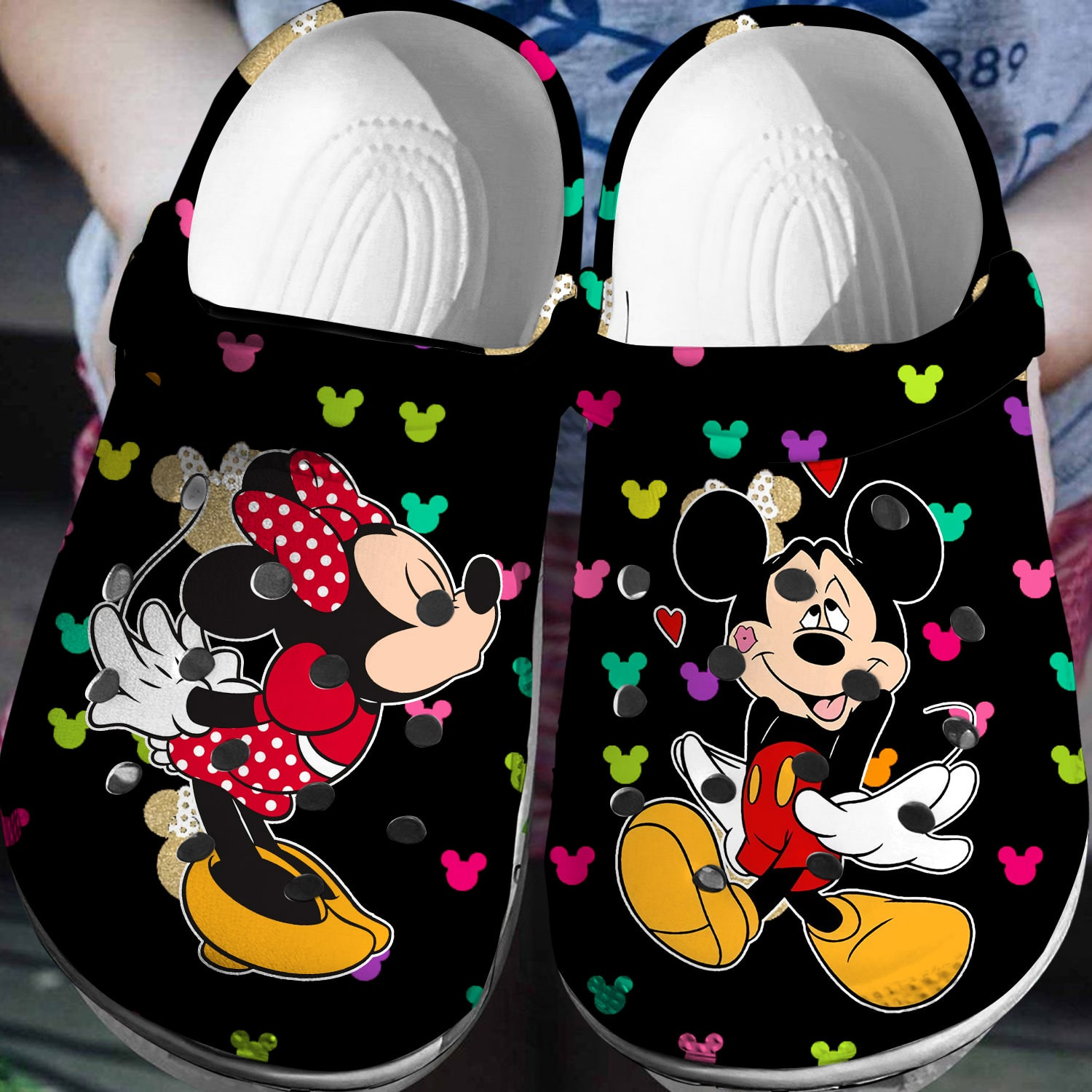 Mickey Minnie Crocs 3D Clog Shoes