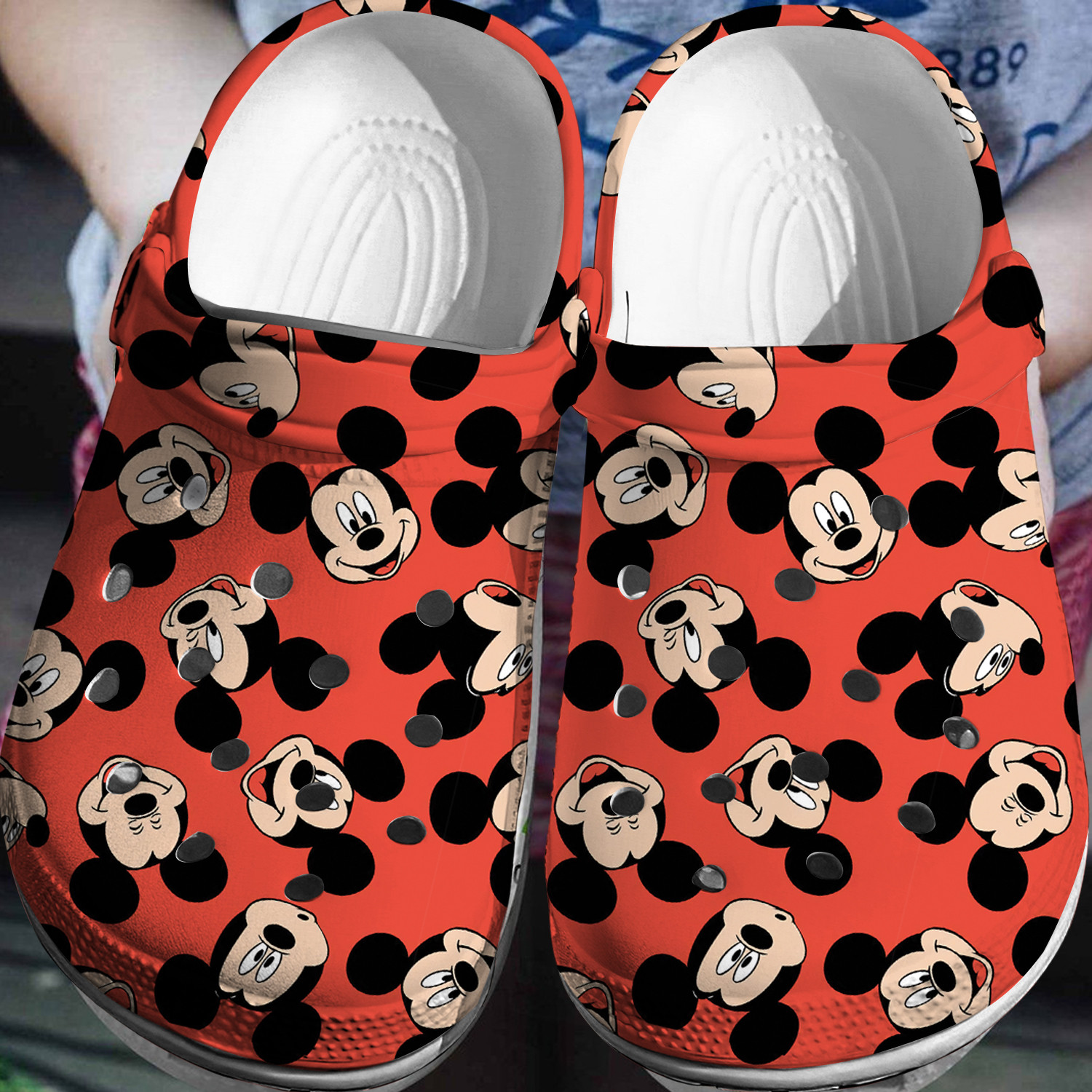 Mickey Mouse Crocs 3D Clog Shoes