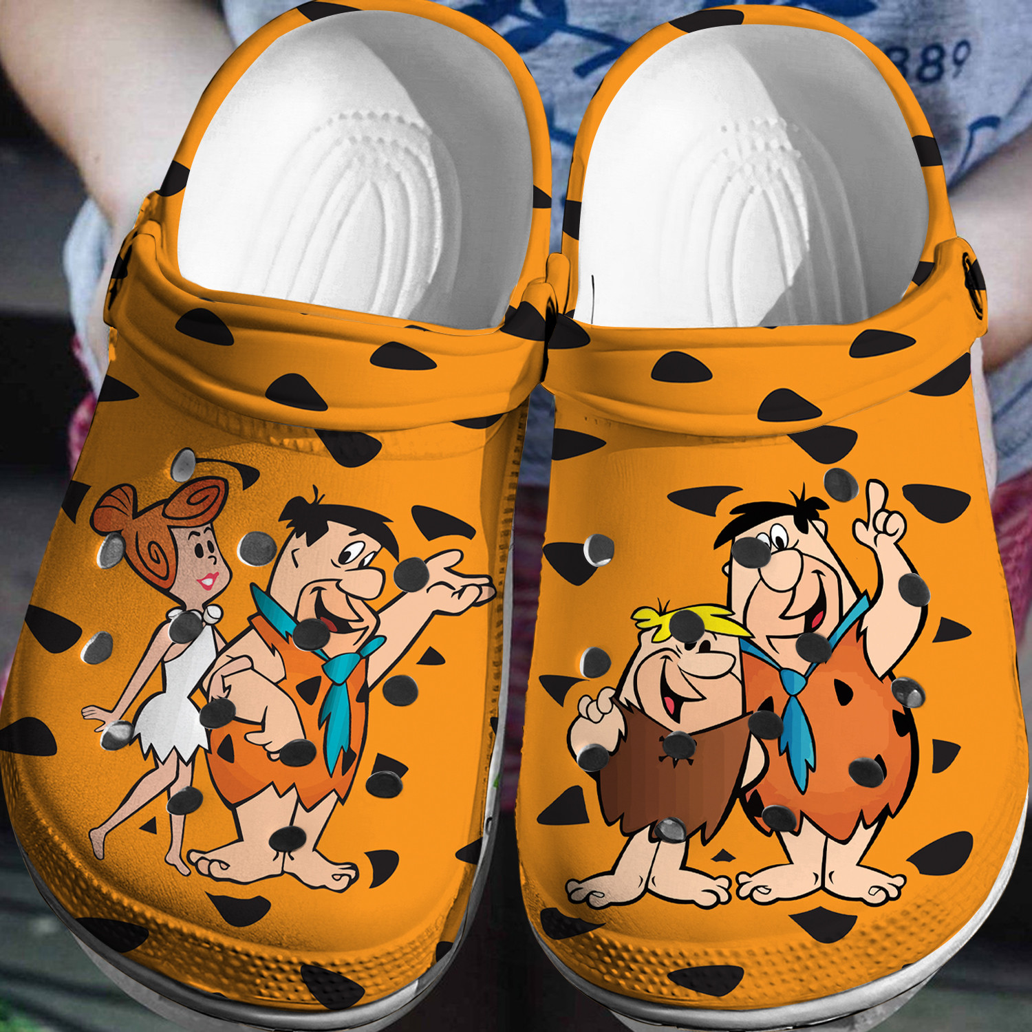 Flintstones Crocs 3D Clog Shoes