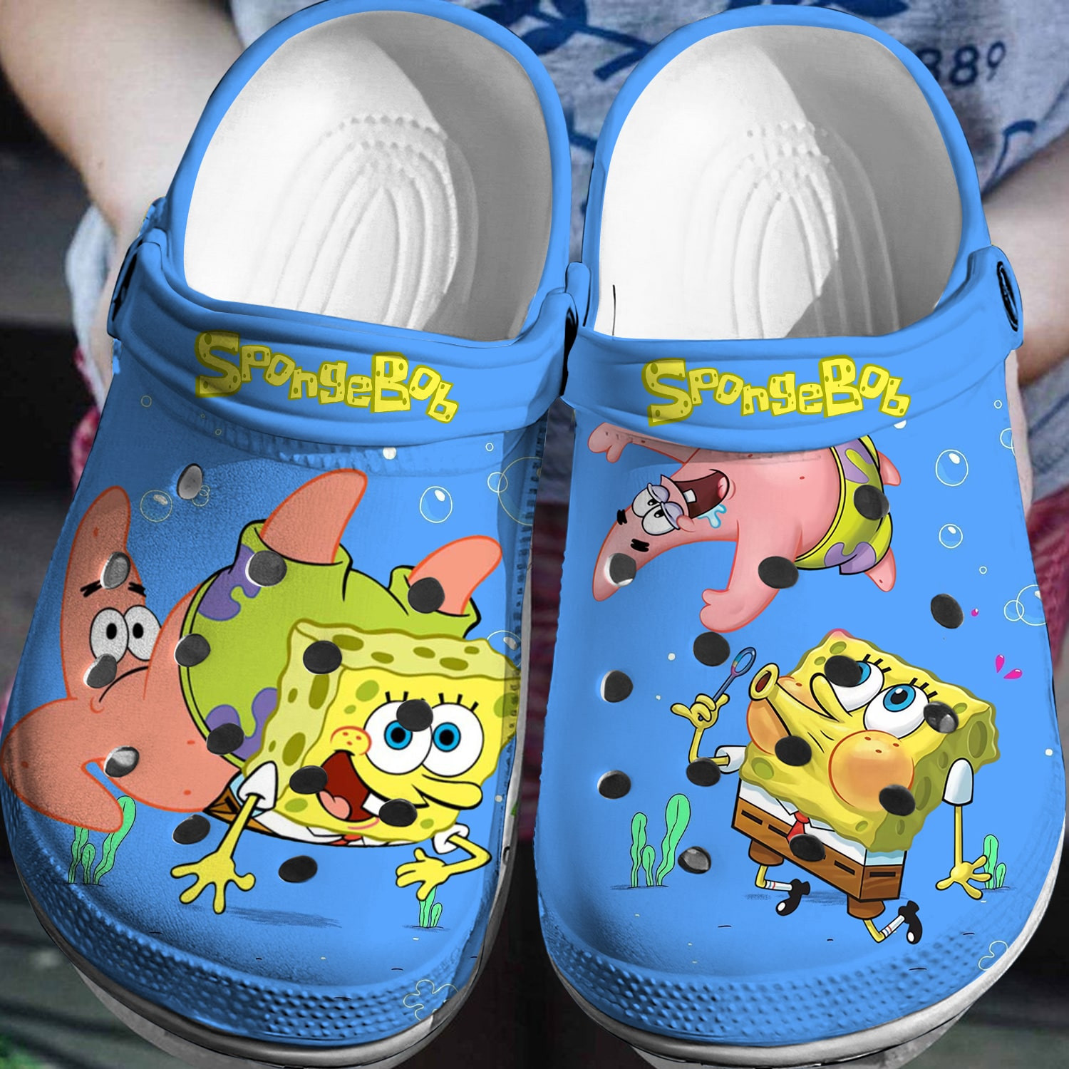 Sponge Bob Crocs 3D Clog Shoes